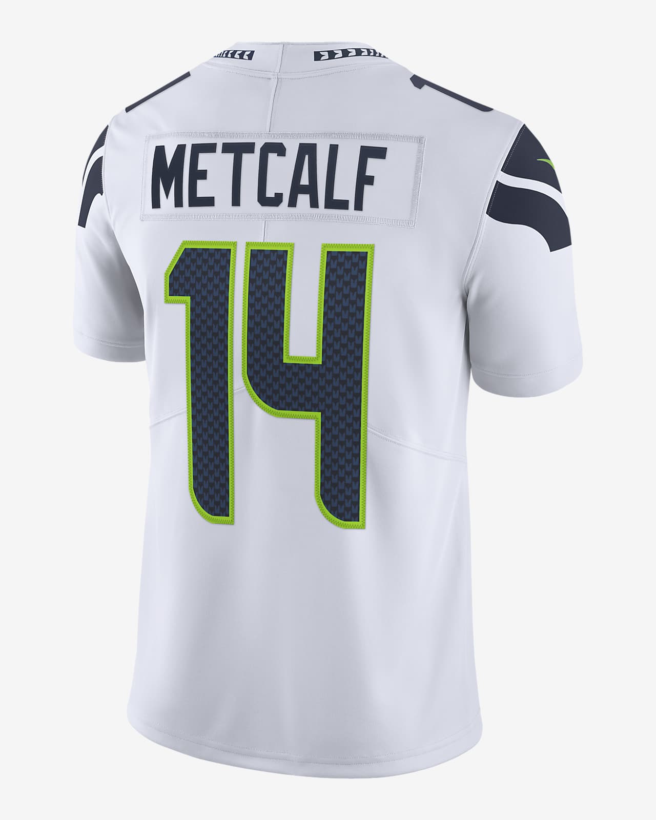 Jersey de fútbol americano edición limitada para hombre NFL Seahawks Nike Vapor Untouchable (DK Metcalf). Nike.com