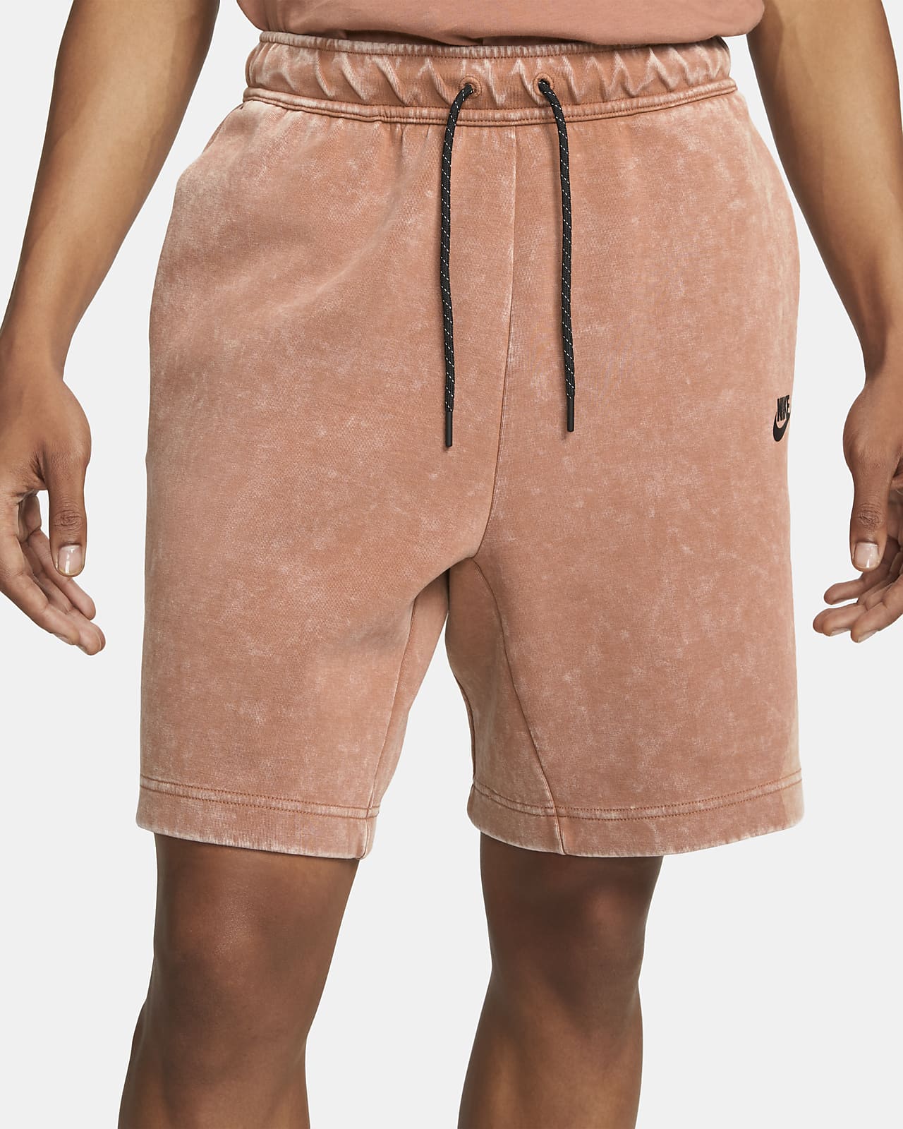 men's washed shorts nike sportswear tech fleece