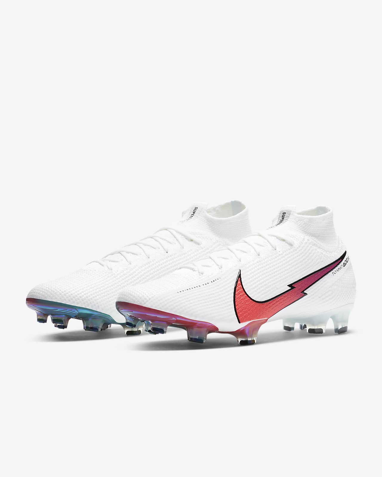 white nike mercurial superfly boot