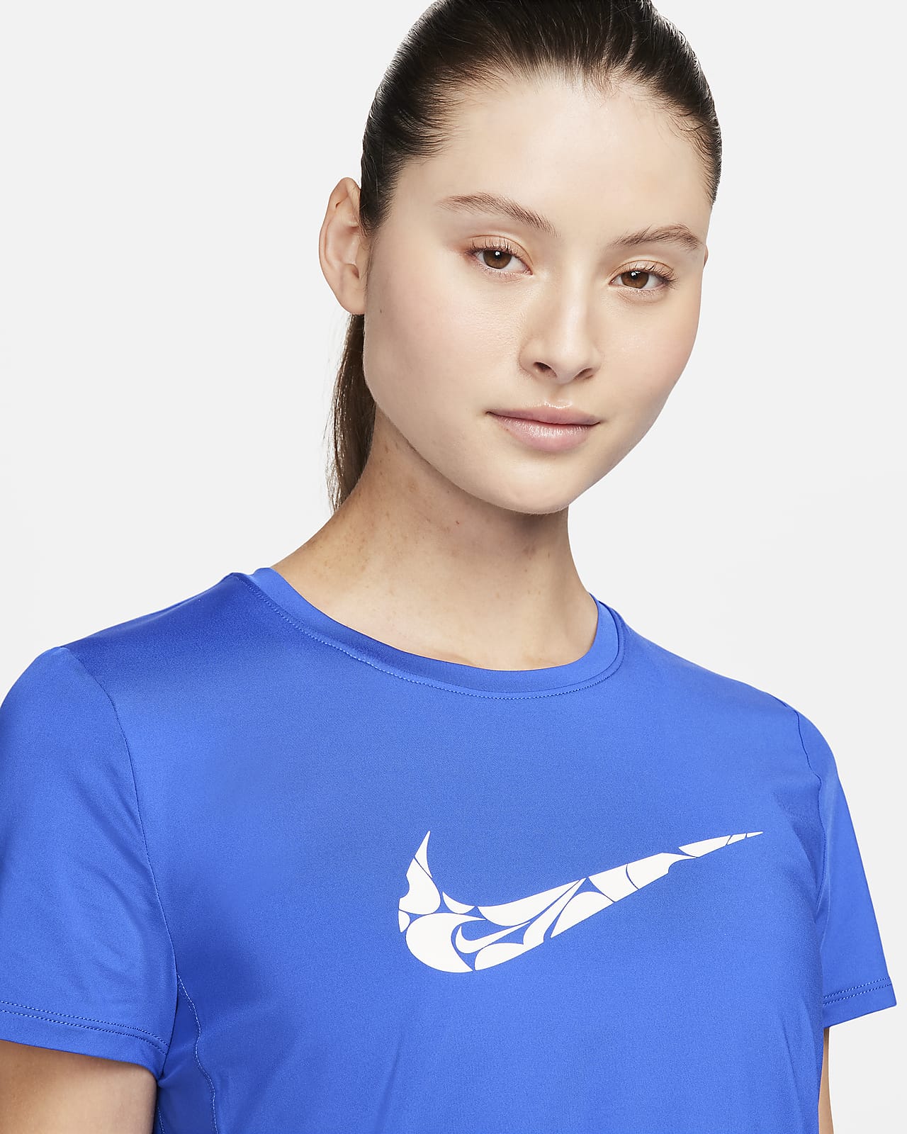 Nike One Swoosh Women's Dri-FIT Short-Sleeve Running Top. Nike PT