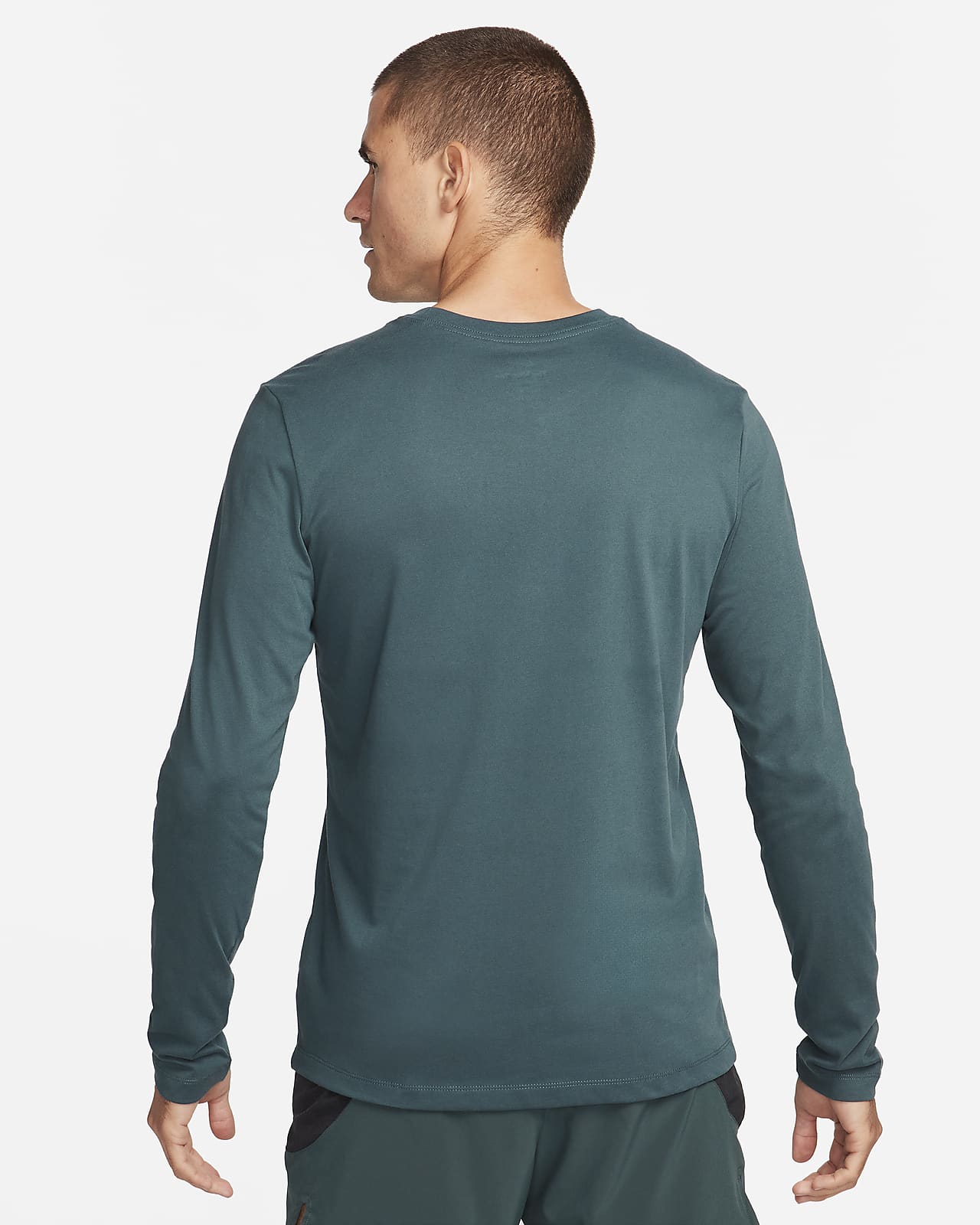 Nike dri fit green hotsell long sleeve