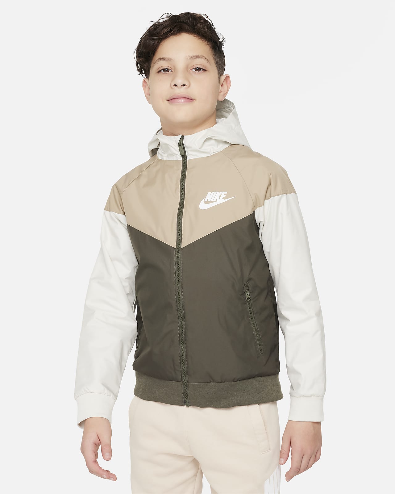 Nike Sportswear Windrunner Big Kids' Hooded Jacket