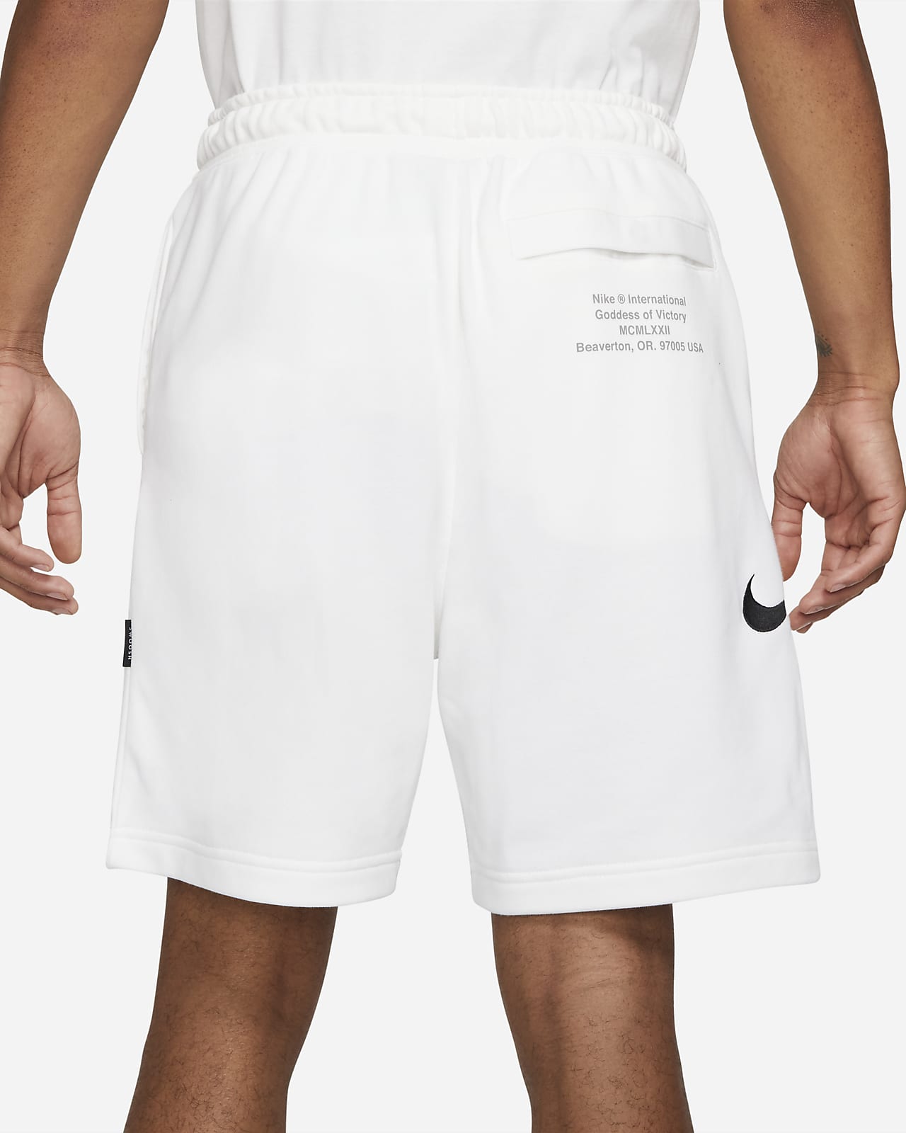 double swoosh french terry shorts