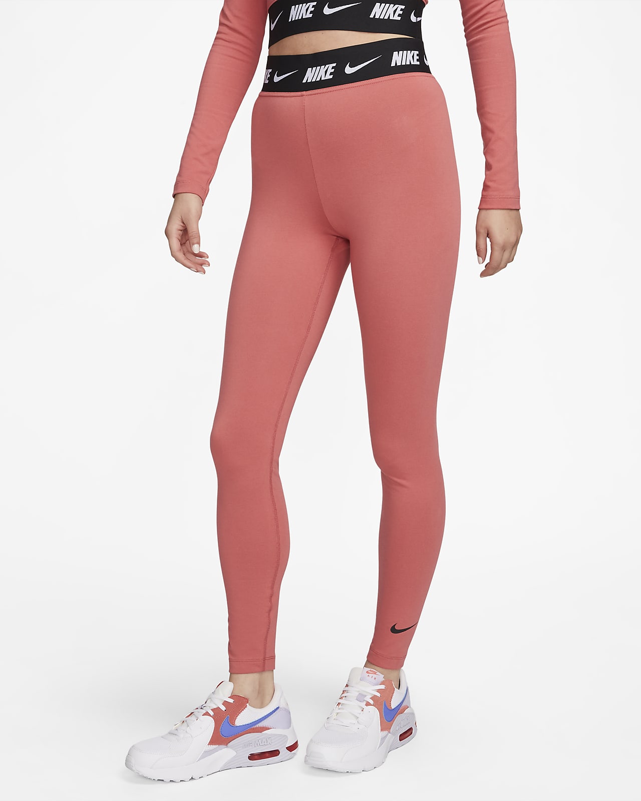 Nike Sportswear Women's Essential High-Rise Leggings - Dark Grey Heather -  TYLER'S