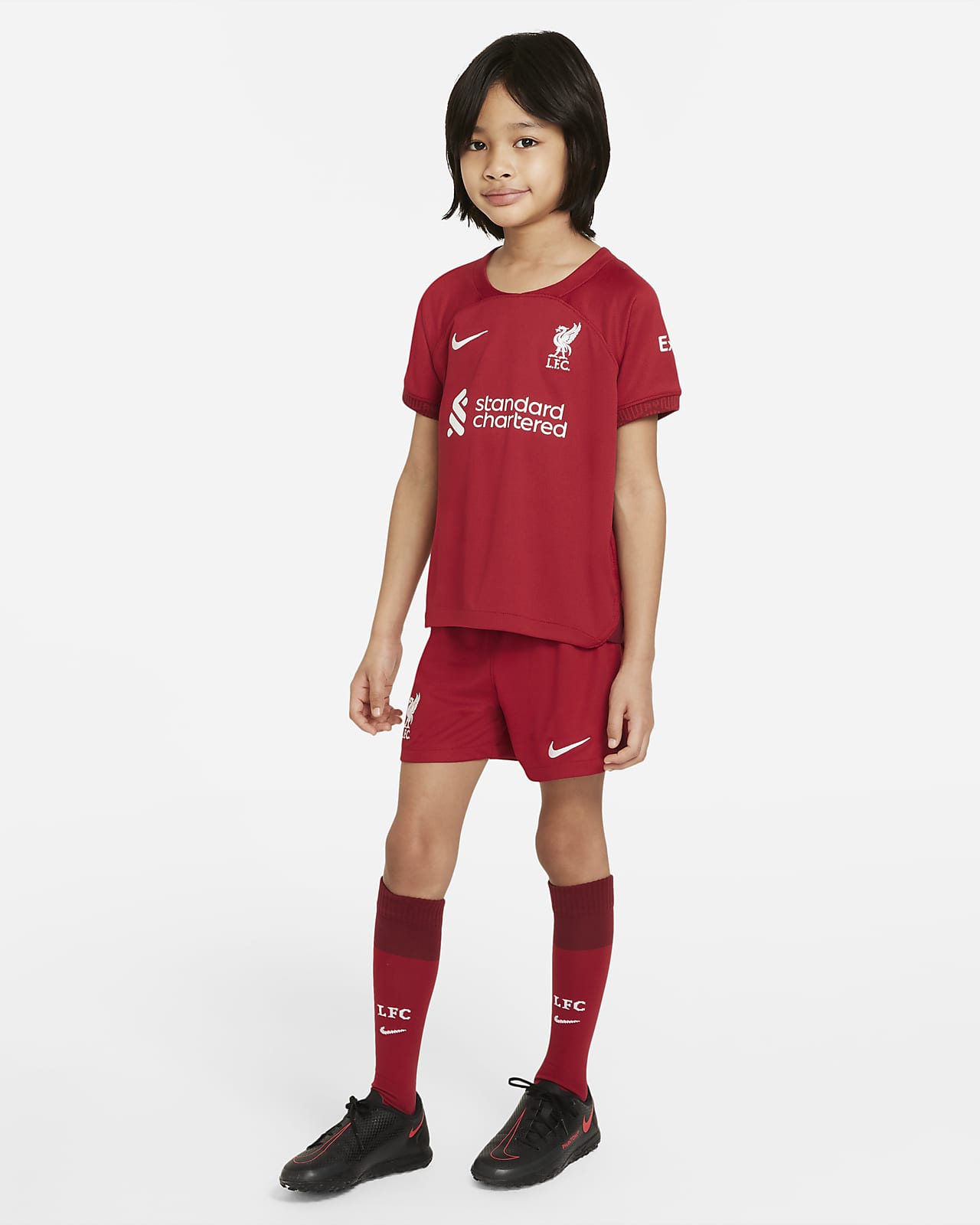 Liverpool FC 2022/23 Home Fußballtrikot-Set für jüngere Kinder