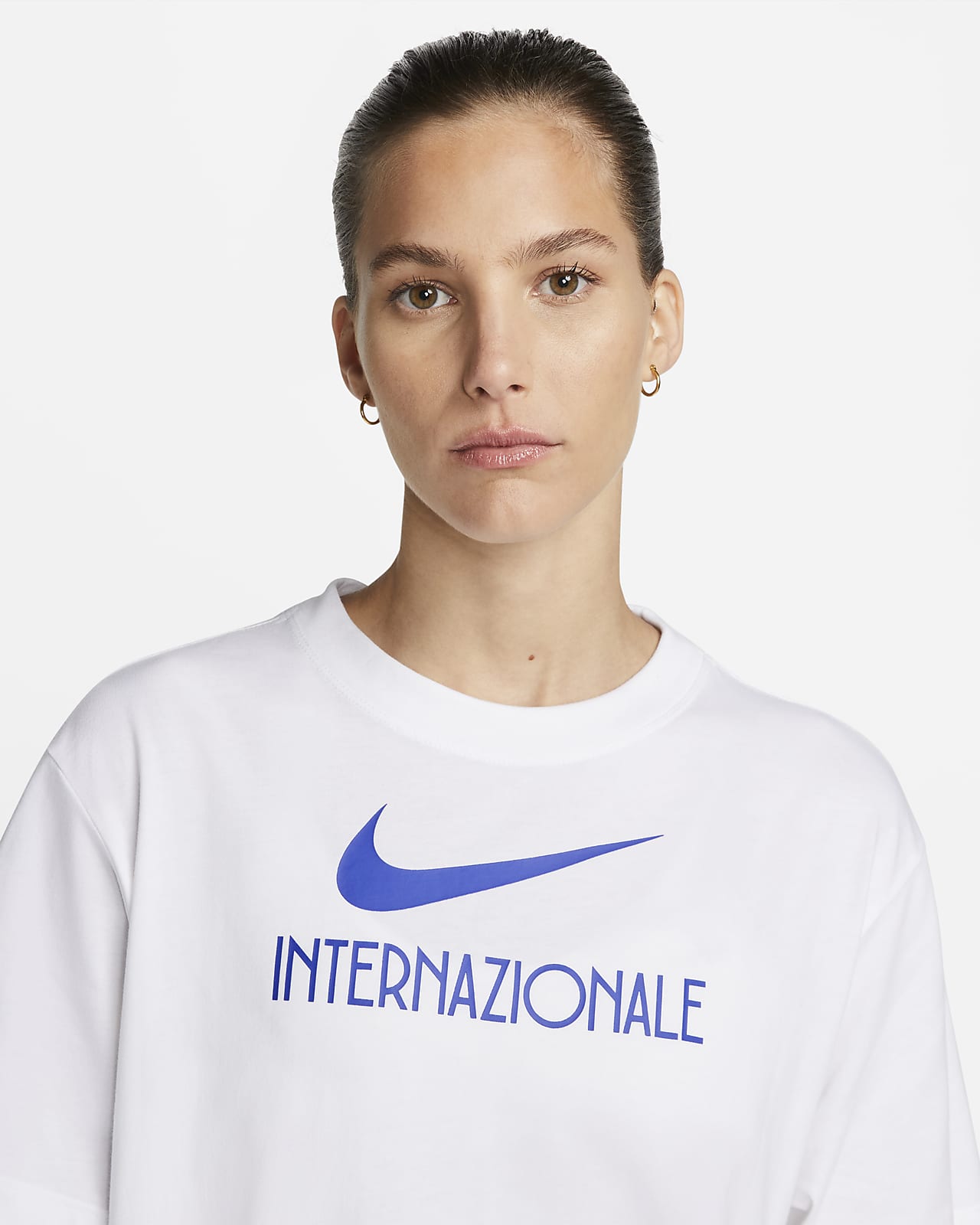 T-shirt da calcio Inter Swoosh – Donna. Nike IT