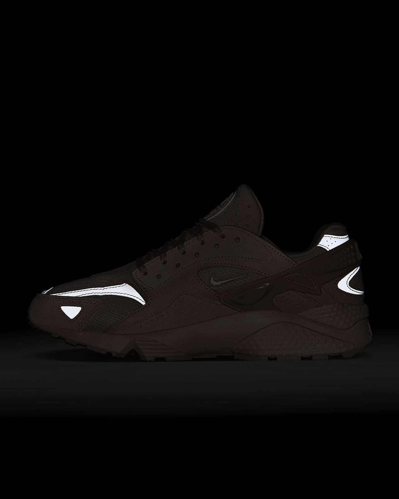 Nike huarache clearance grijs zwart