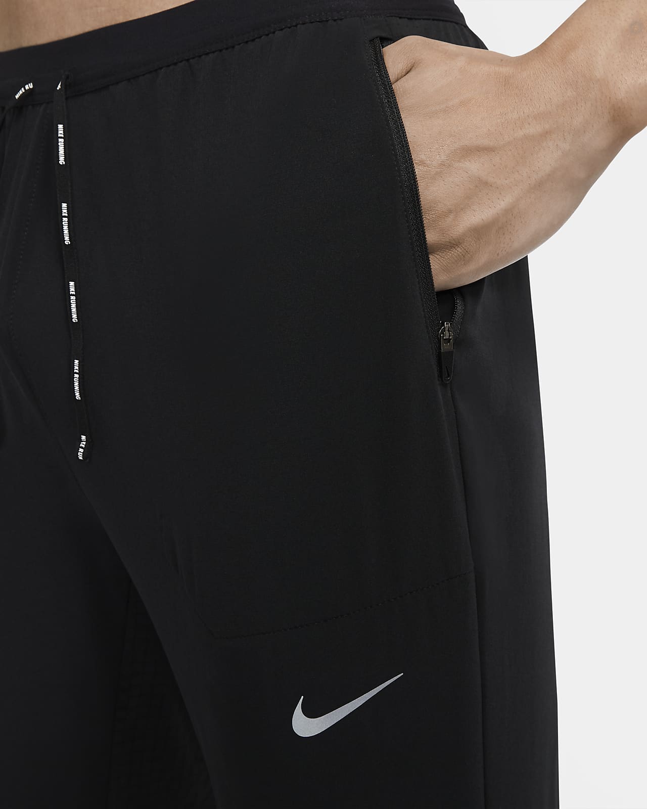 Vintage Nike Track Pants Jet Black Nylon Joggers Subtle Embroidered Logo  90s - Etsy