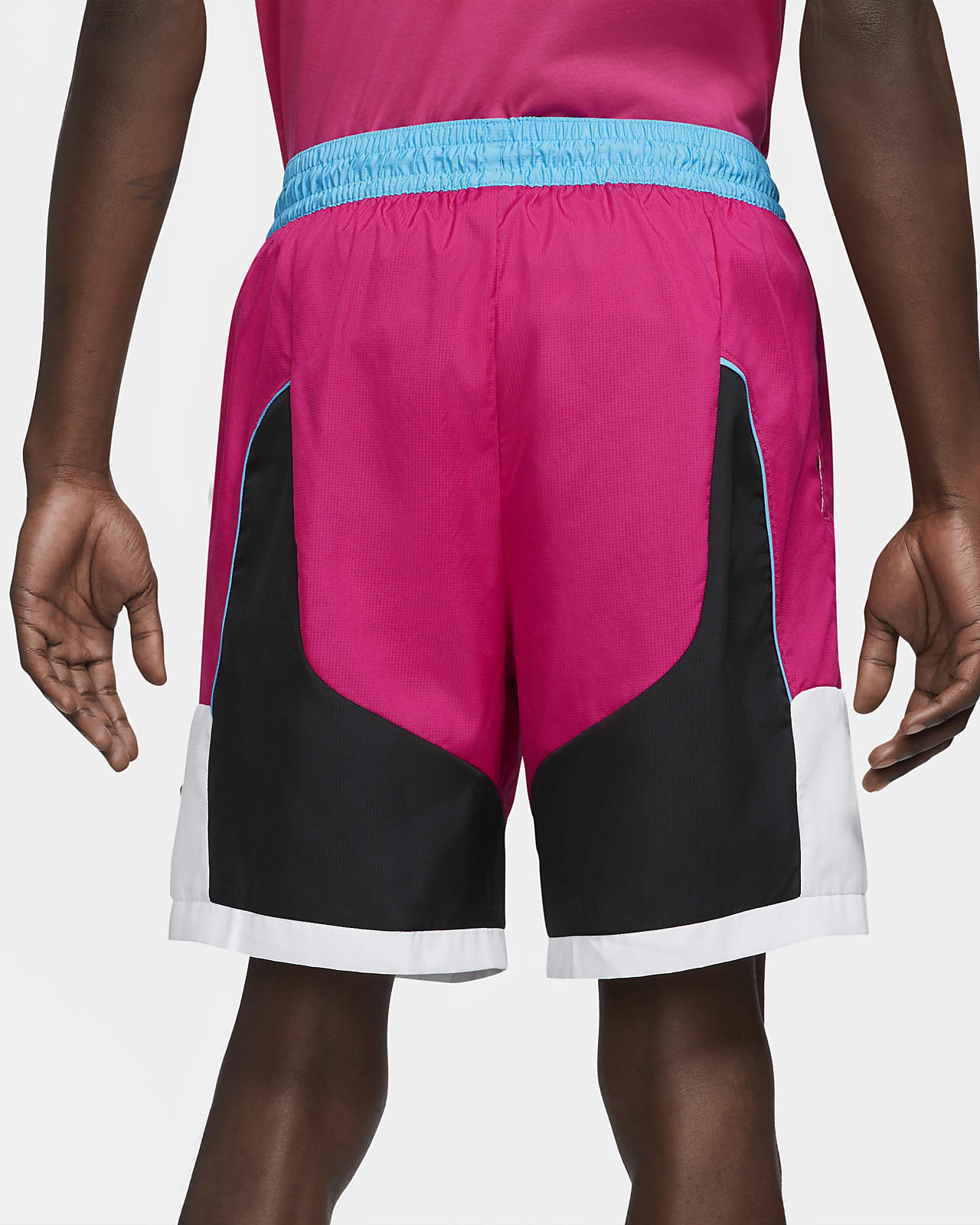 pink nba shorts