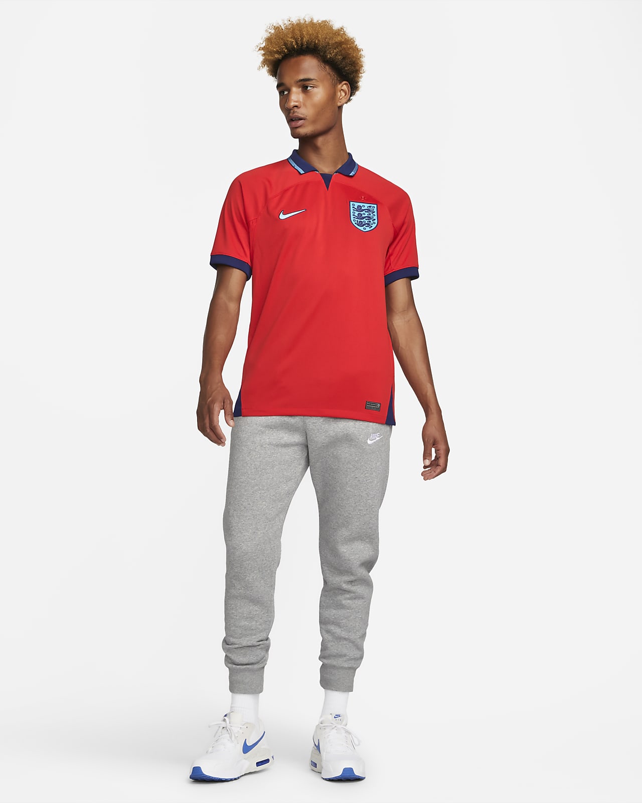 Fotbollströja Nike Dri-FIT England 2022/23 Stadium (bortaställ) för män.  Nike SE