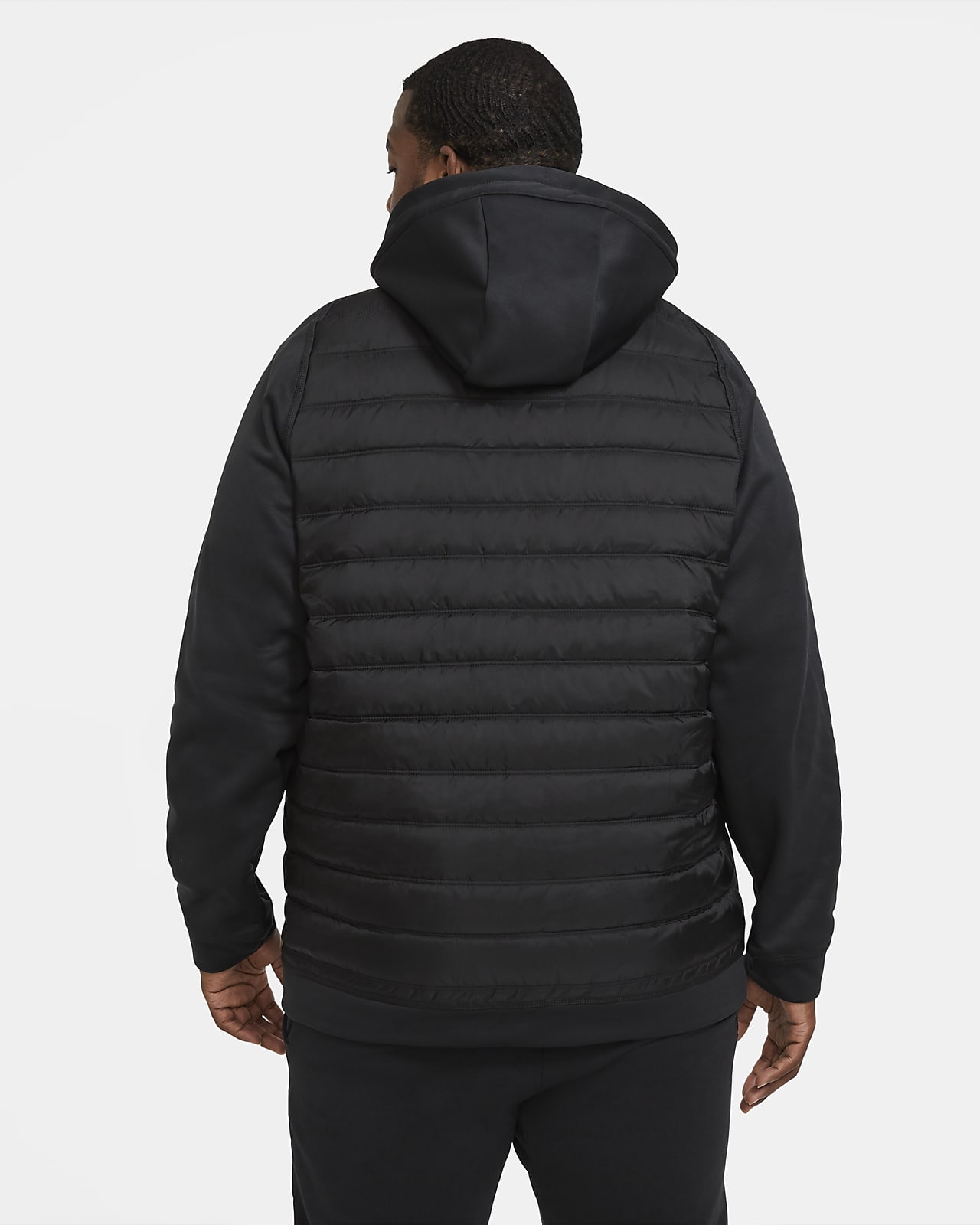 nike therma jacket black