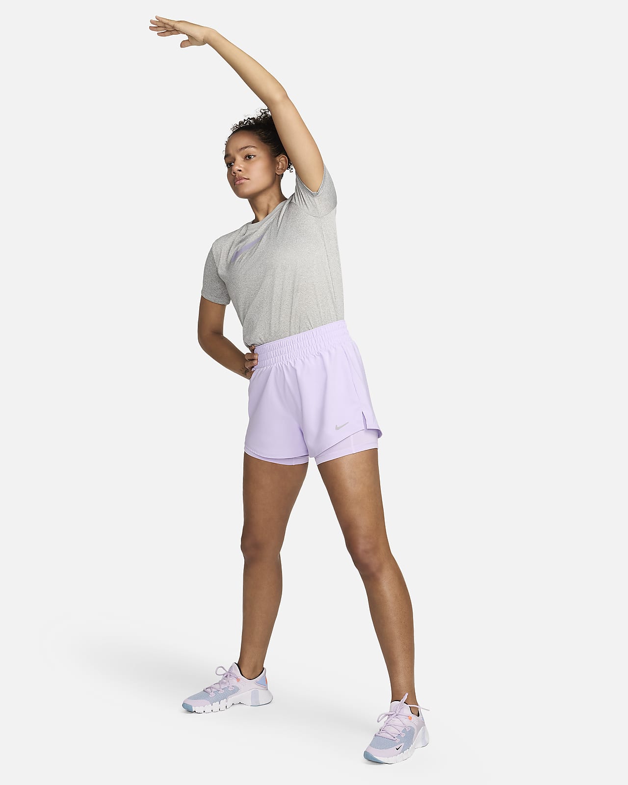 Women's Nike One Dri-FIT High-Waisted 2-in-1 Shorts