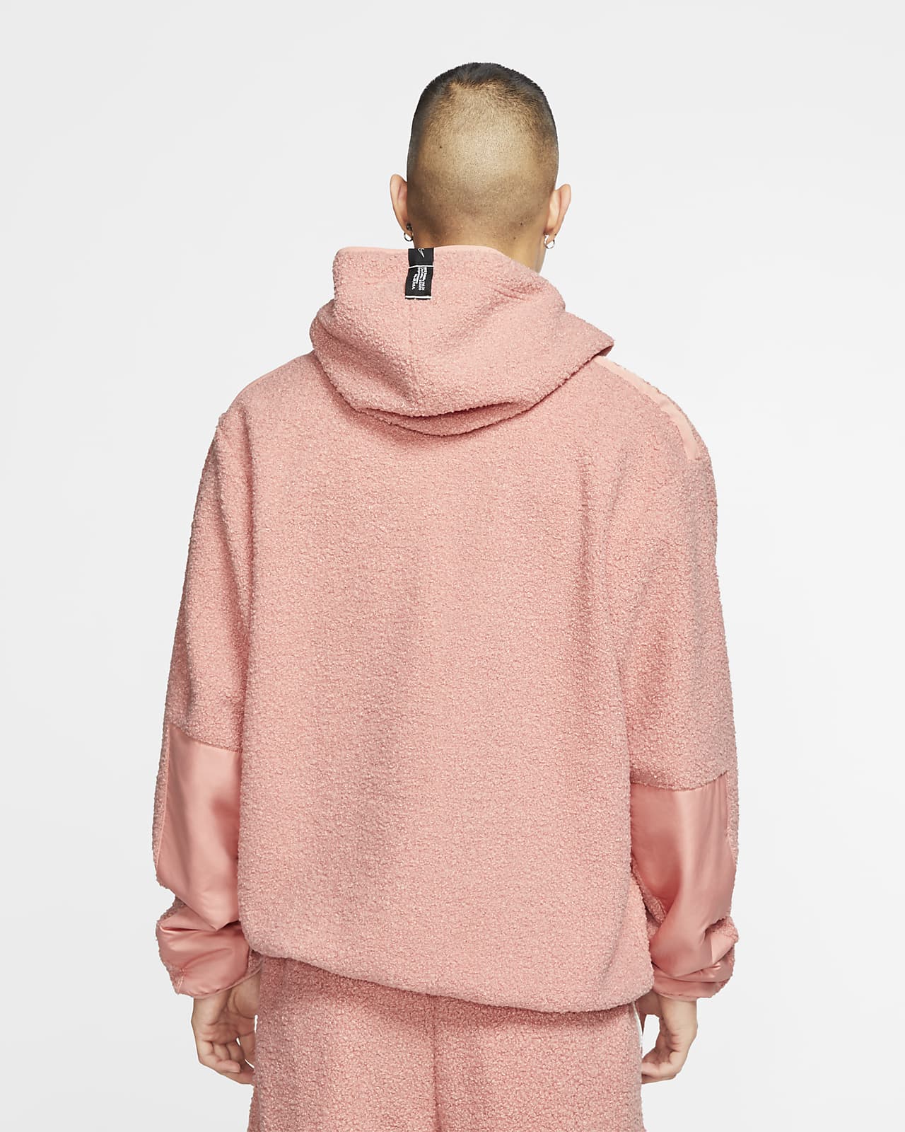 nike hoodie pink quartz