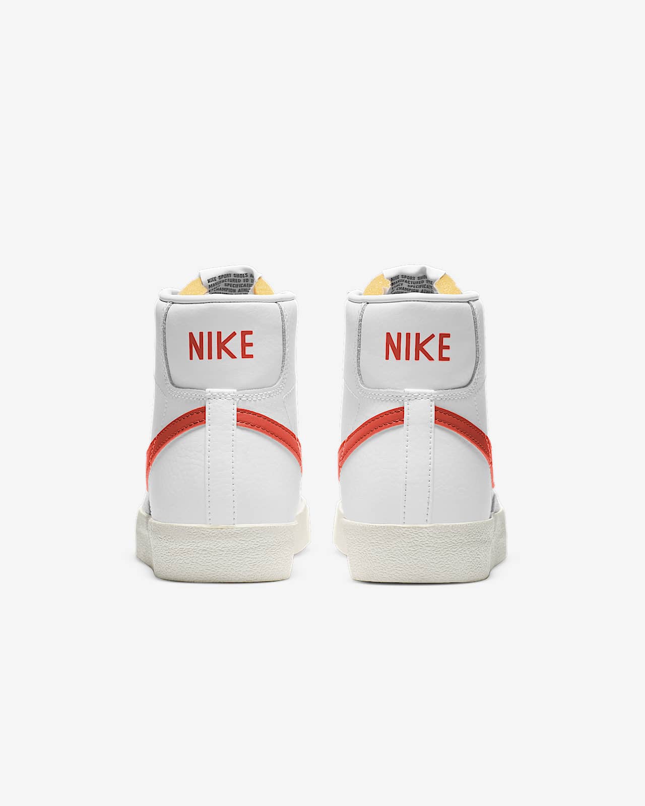 nike blazer mens orange