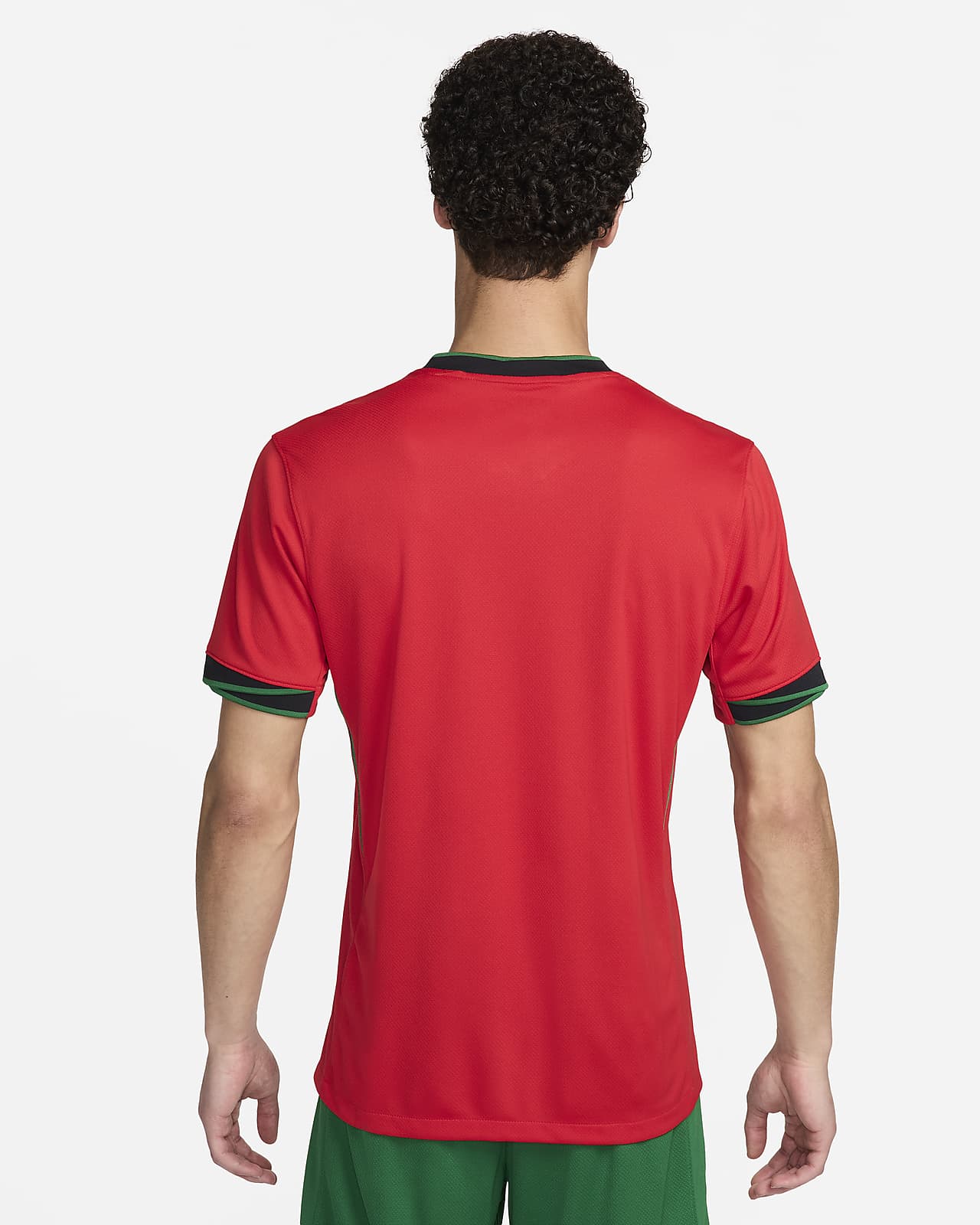 ポルトガル (メンズ チーム) 2024/25 スタジアム ホーム メンズ ナイキ Dri-FIT サッカー レプリカ ユニフォーム