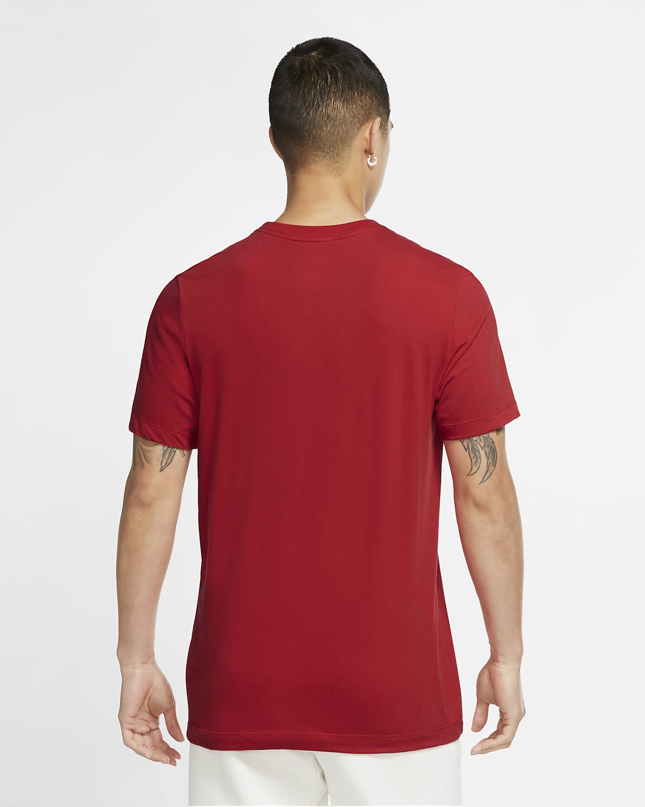 nike dri fit red t shirt