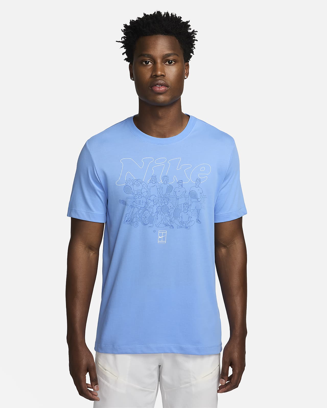 Tennis-t-shirt NikeCourt Dri-FIT för män