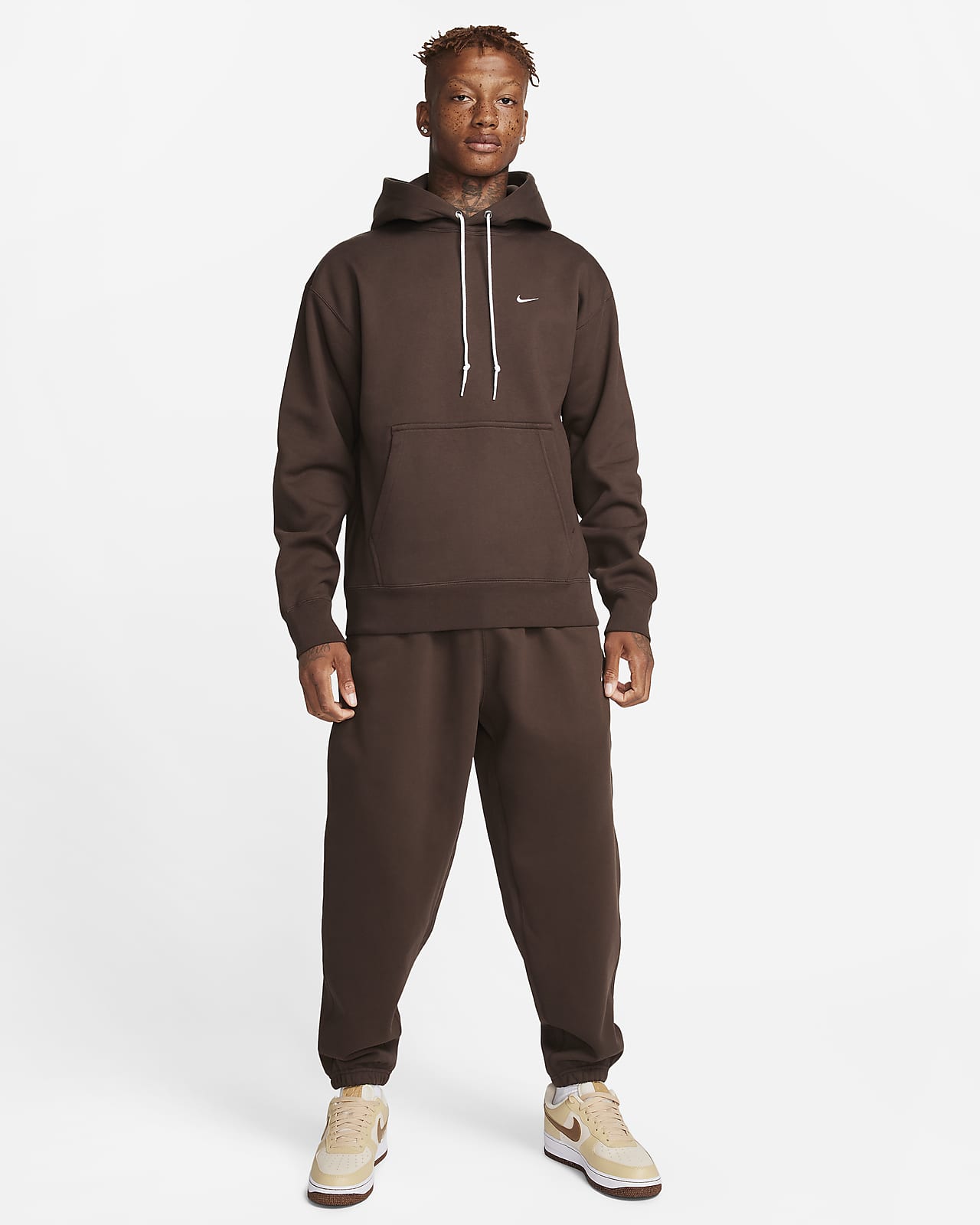 Nike Solo Swoosh Men's Fleece Pullover Hoodie. Nike CA