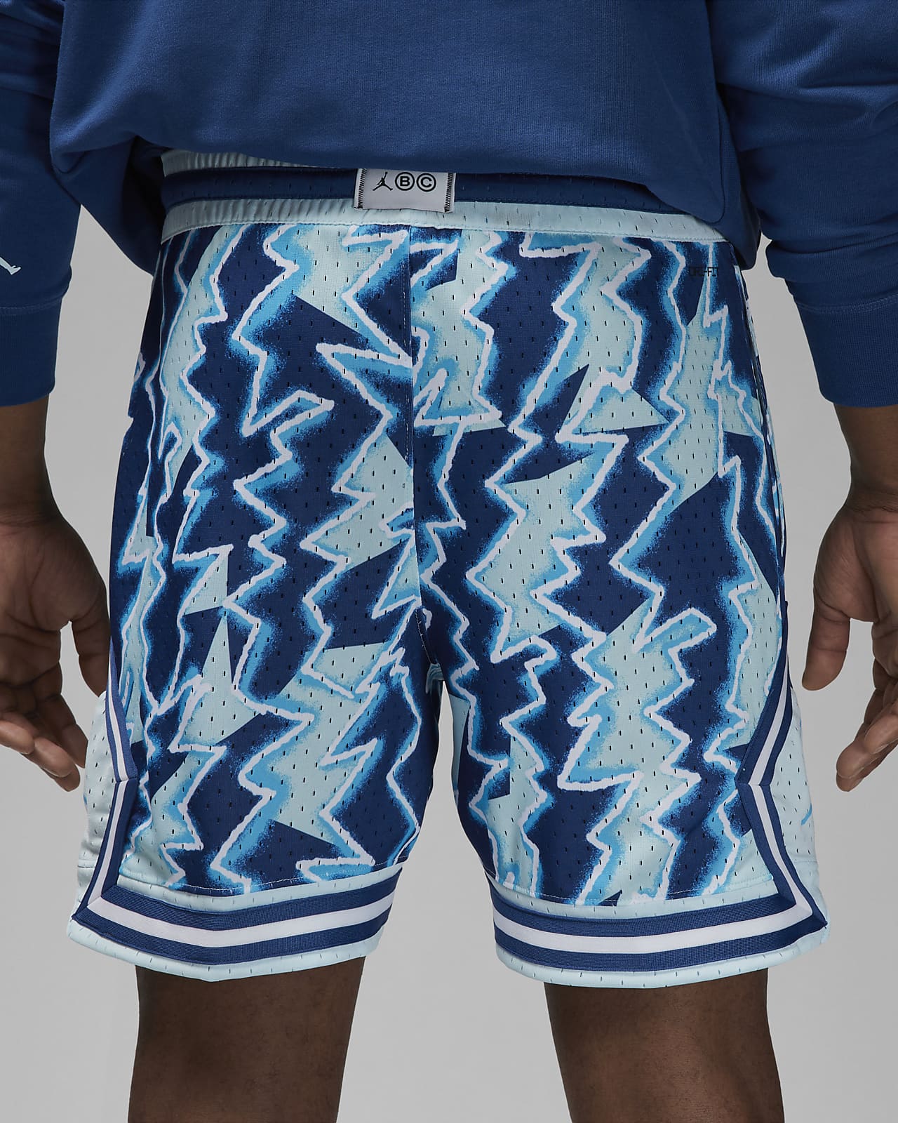 blue jordan shorts