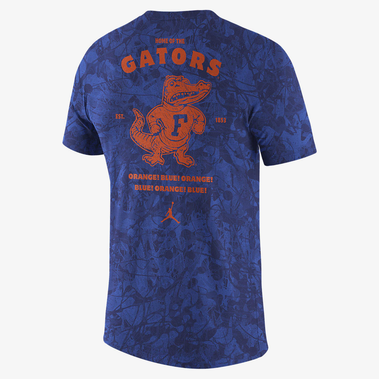 Blue and orange sales jordan shirt