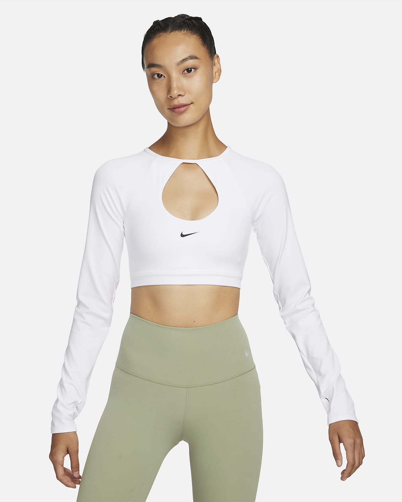 Nike crop outlet tops womens