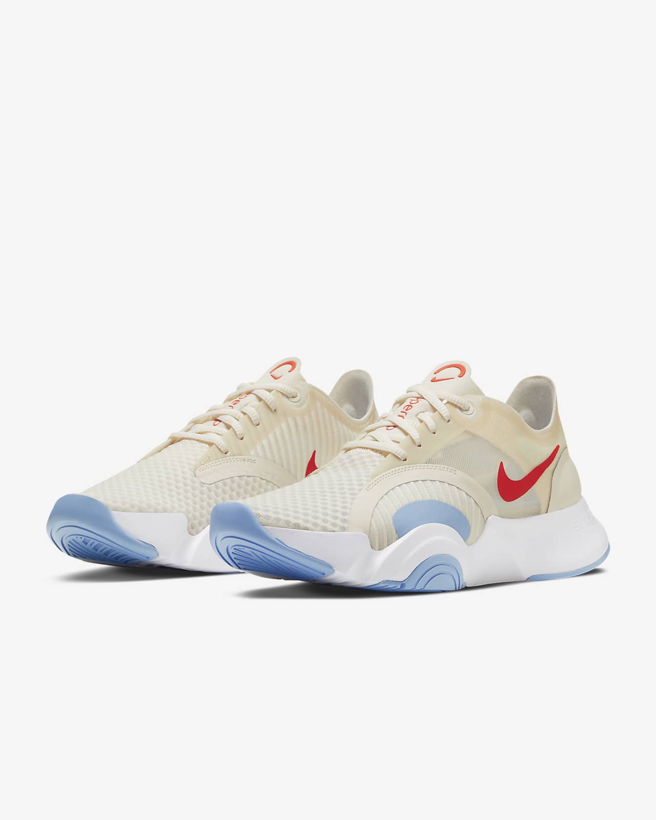 nike training superrep go trainers in off white