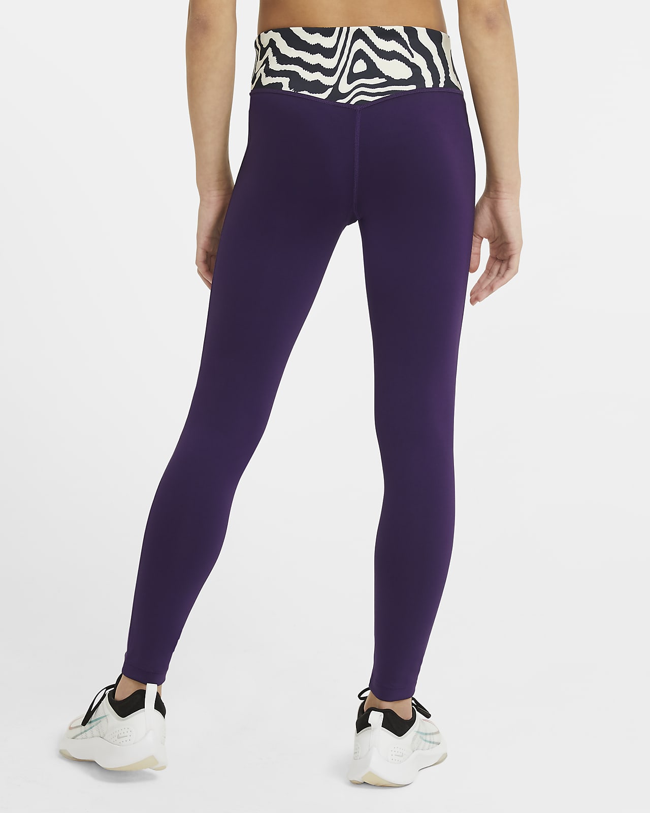 purple nike tights