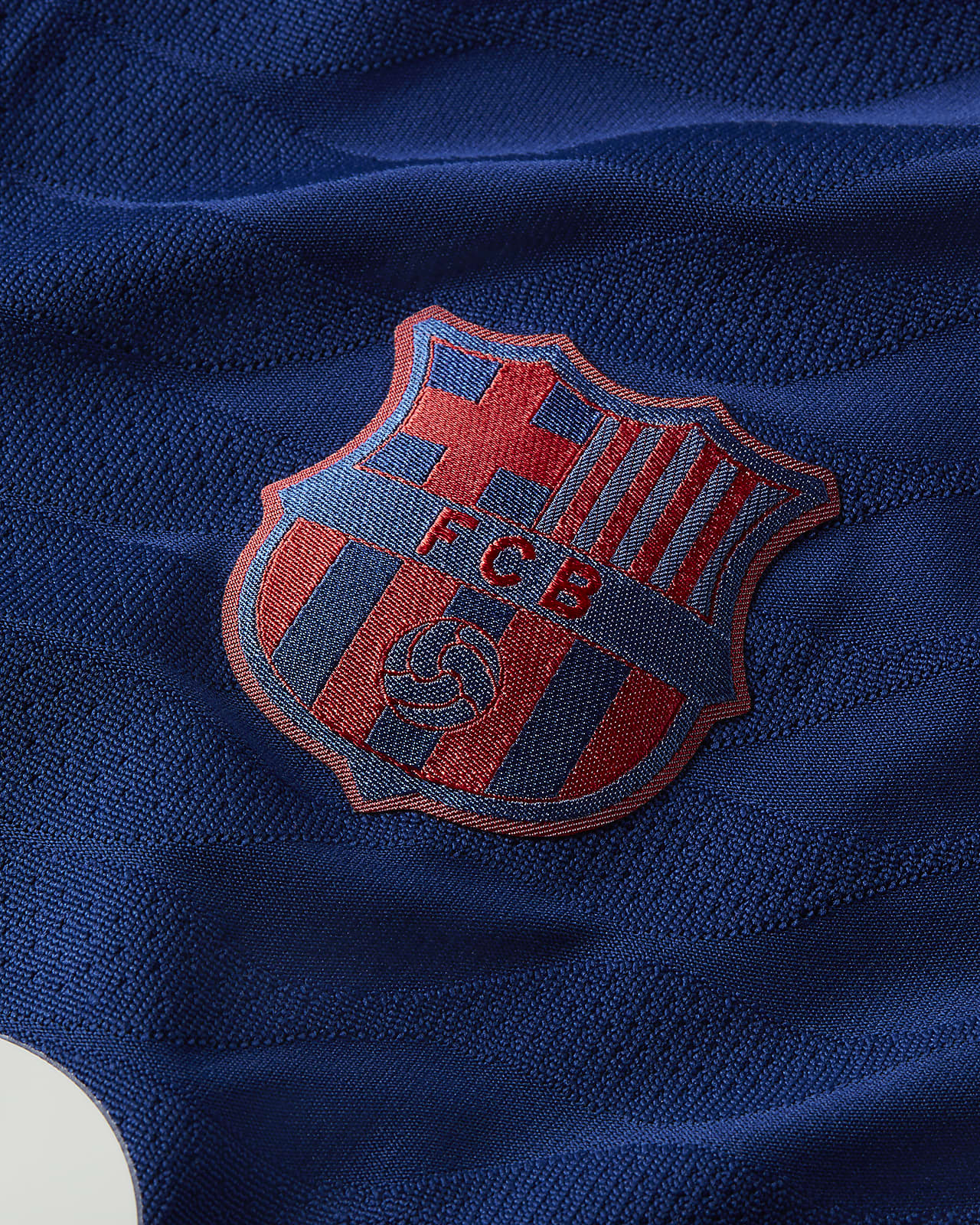 Maglia da calcio per allenamento con zip a 1/4 FC Barcelona VaporKnit  Strike - Uomo. Nike CH