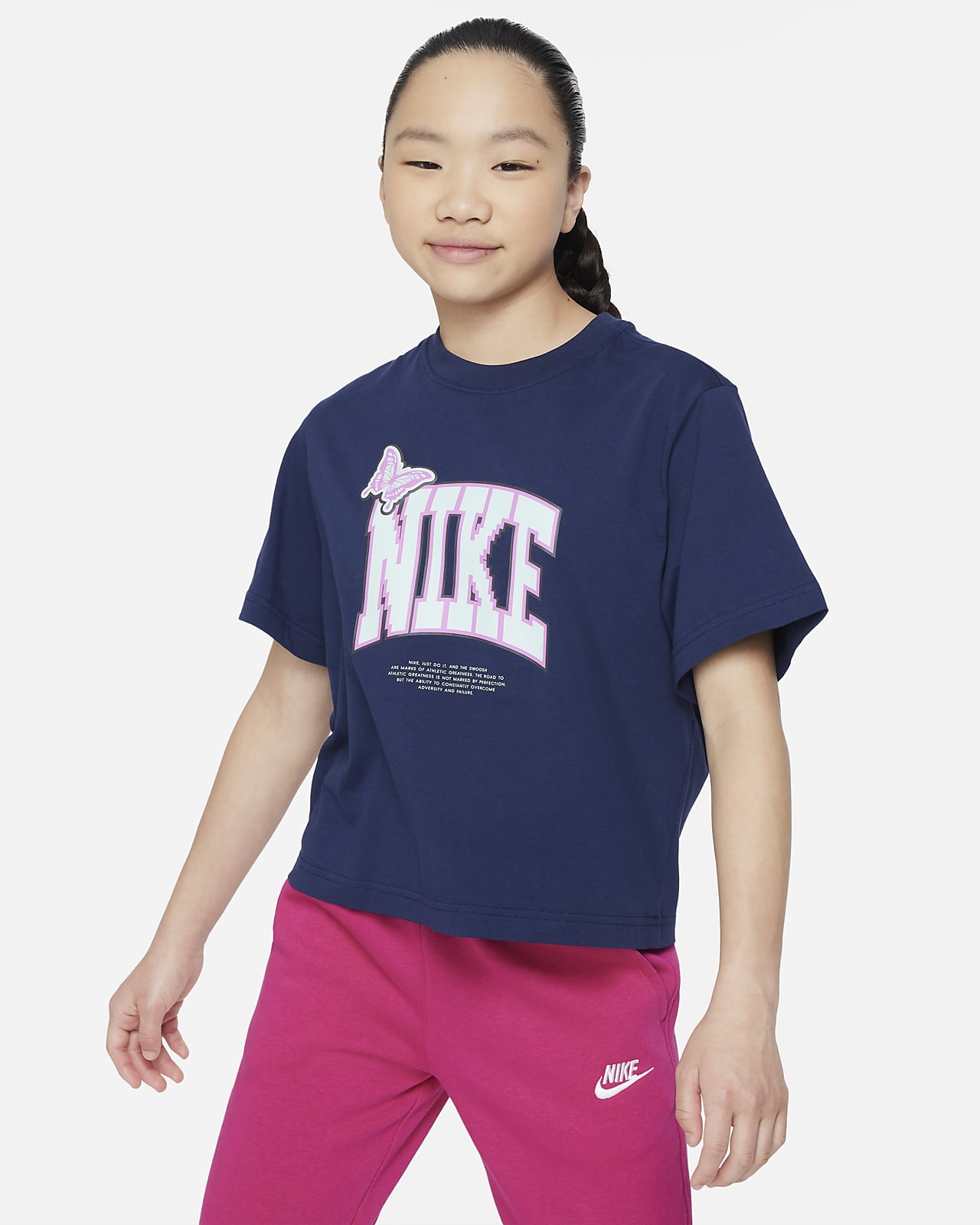 helado par Mata Nike Sportswear Big Kids' (Girls') T-Shirt. Nike.com
