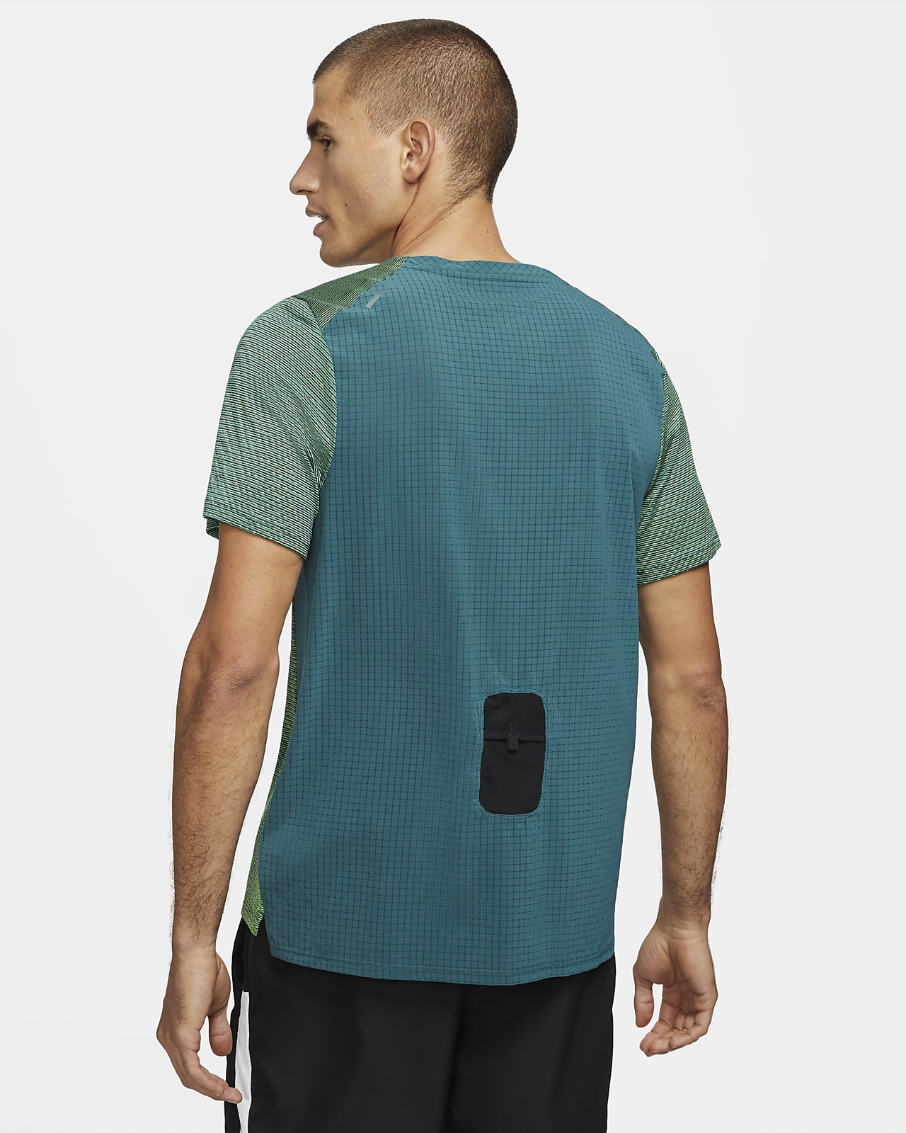 nike men's short sleeve running top