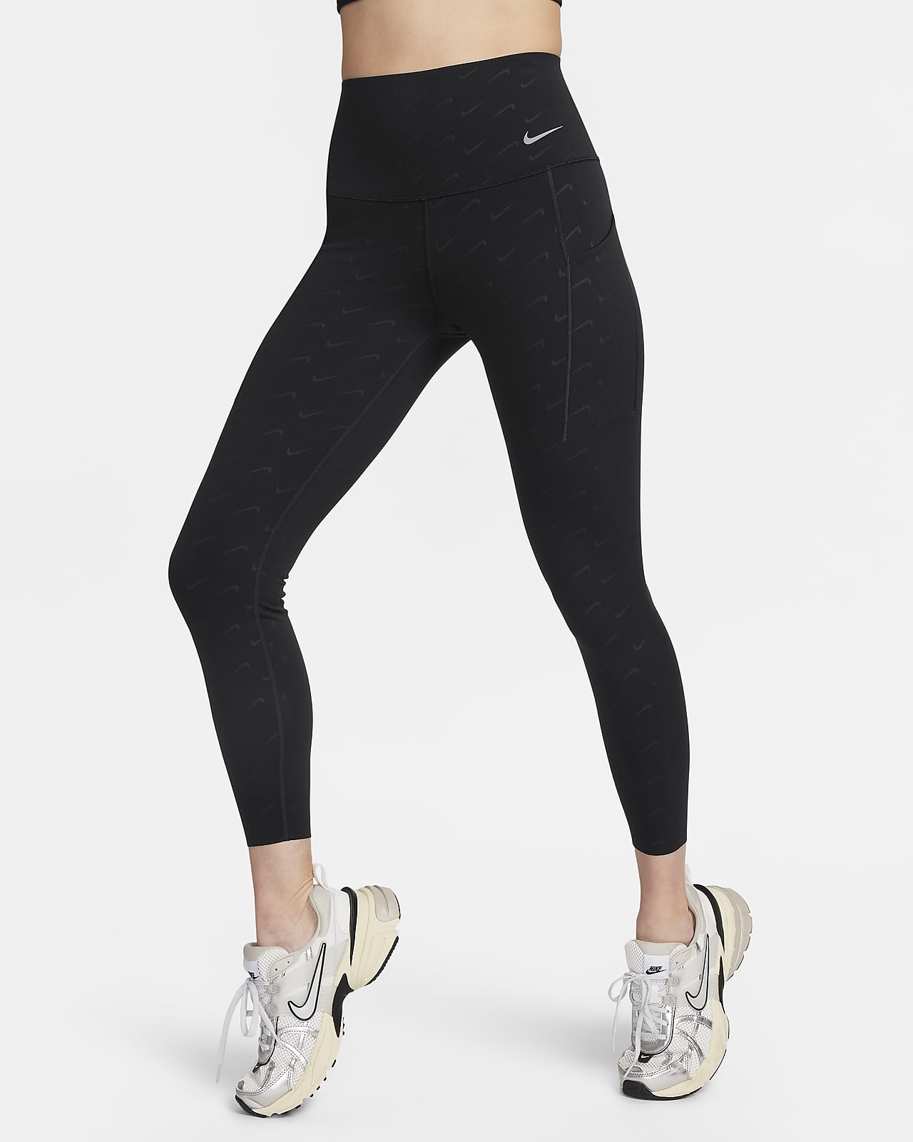 Nike Performance UNIVERSA - Leggings - black/(black)/black 
