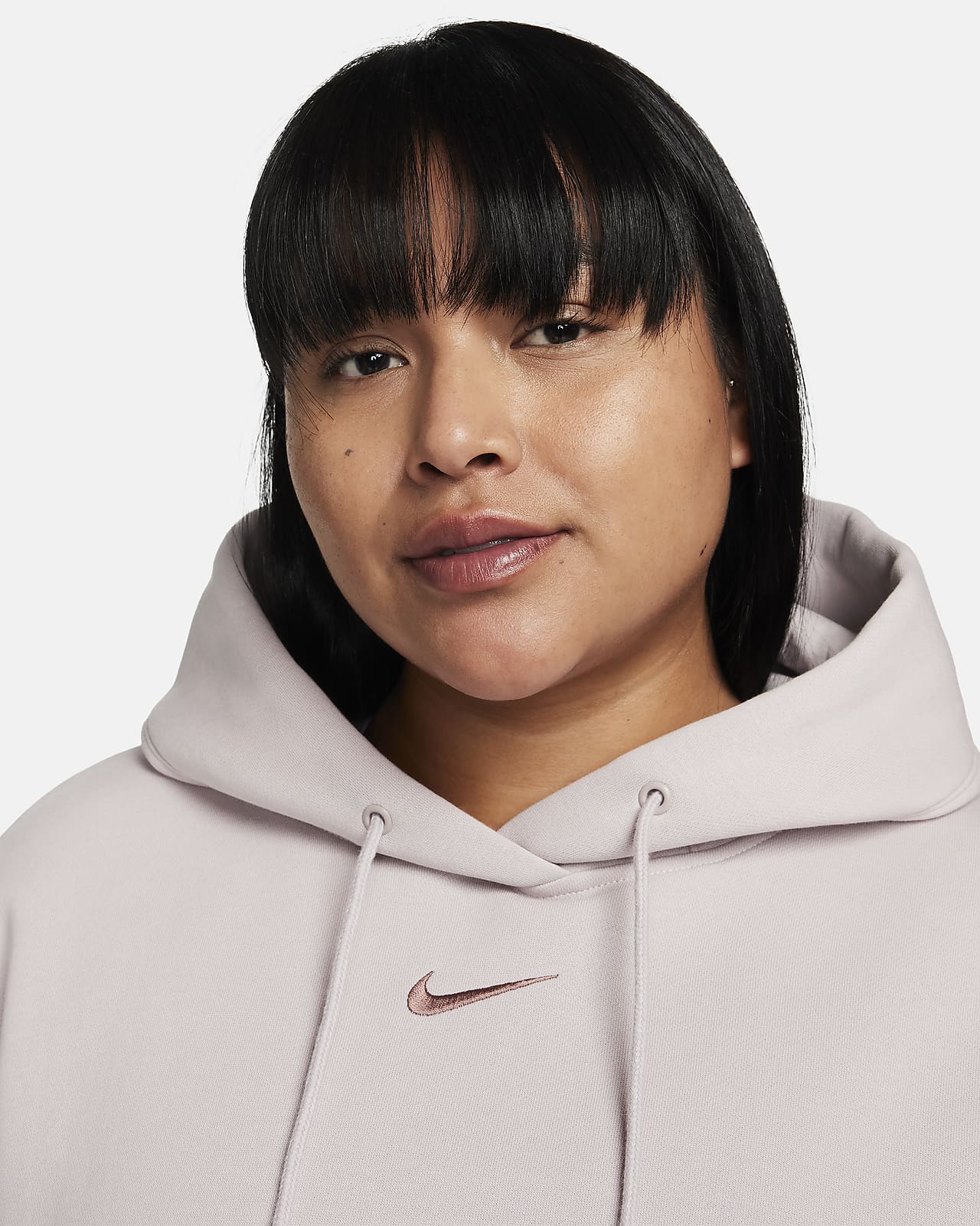 NIKE Nike Sportswear Phoenix Fleece Women's Over-Oversized Hoodie, Sand  Women's Hooded Track Jacket