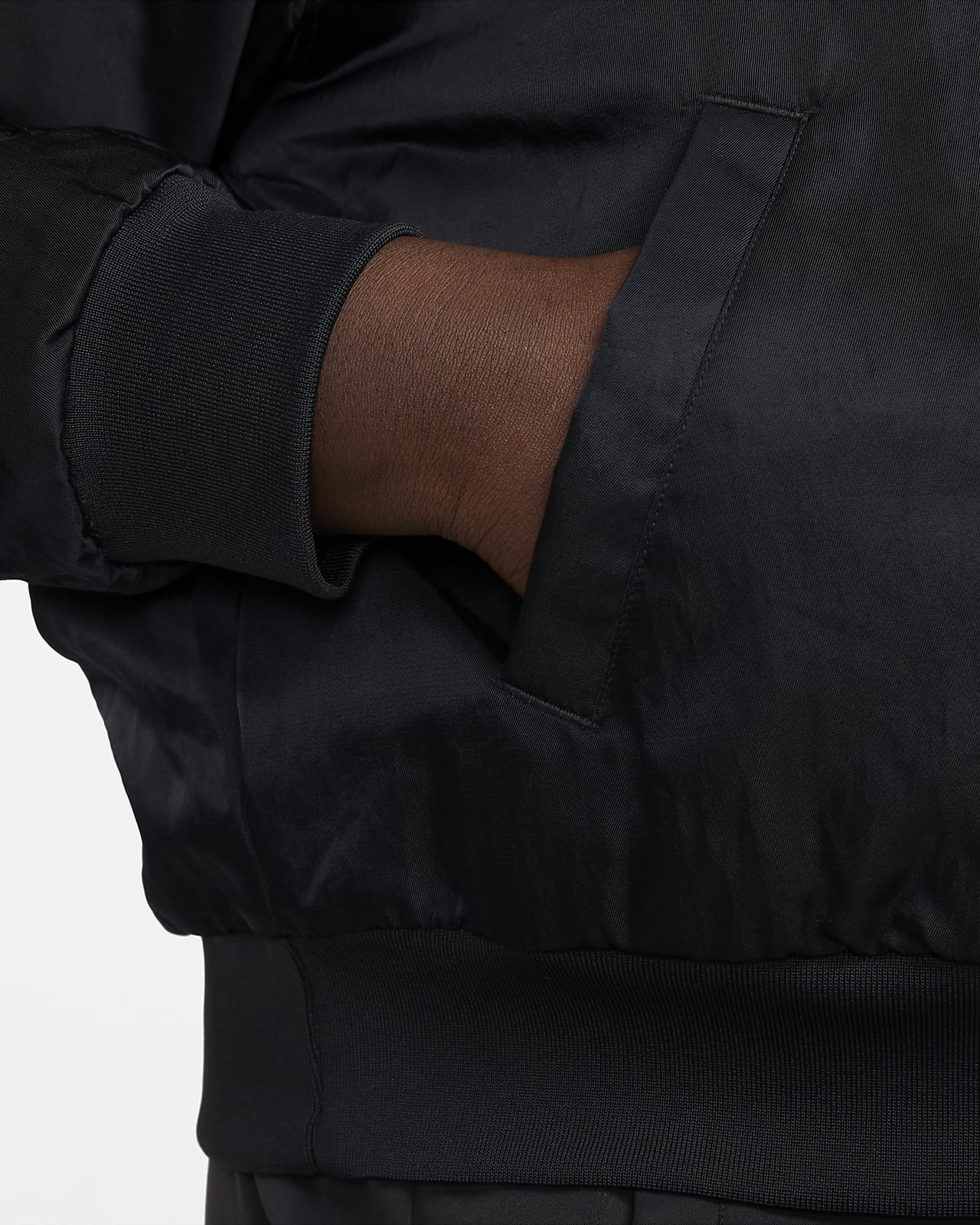 Nike Women's Sportswear Varsity Bomber Jacket, Black, Size: Xs