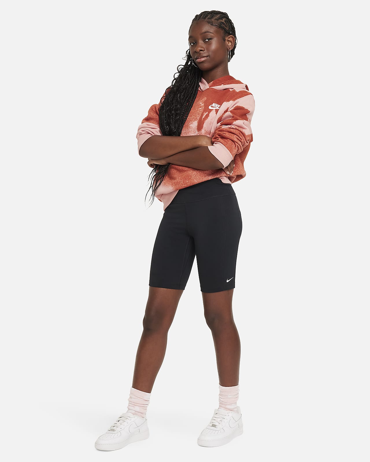 Nike Pro Leak Protection: Period Girls' Dri-FIT Shorts.