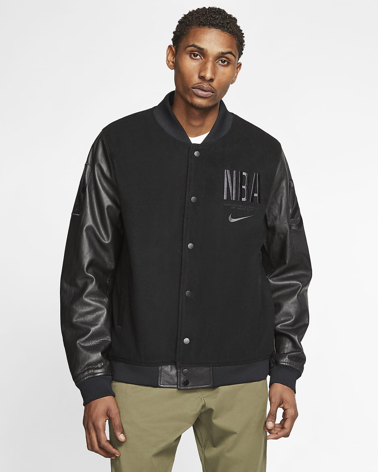Nike Courtside «Paris» NBA Destroyer jakke til herre. Nike NO Nike Sportswear JACKET Lett jakke university redblack