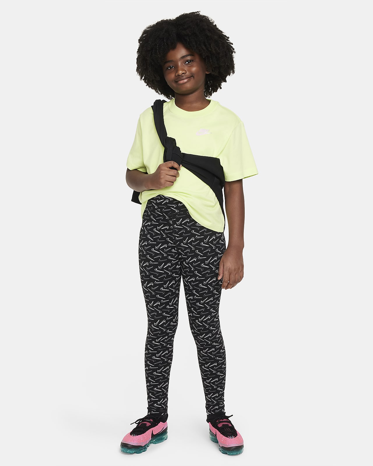 Leggings a vita media Nike Sportswear Essential – Ragazza