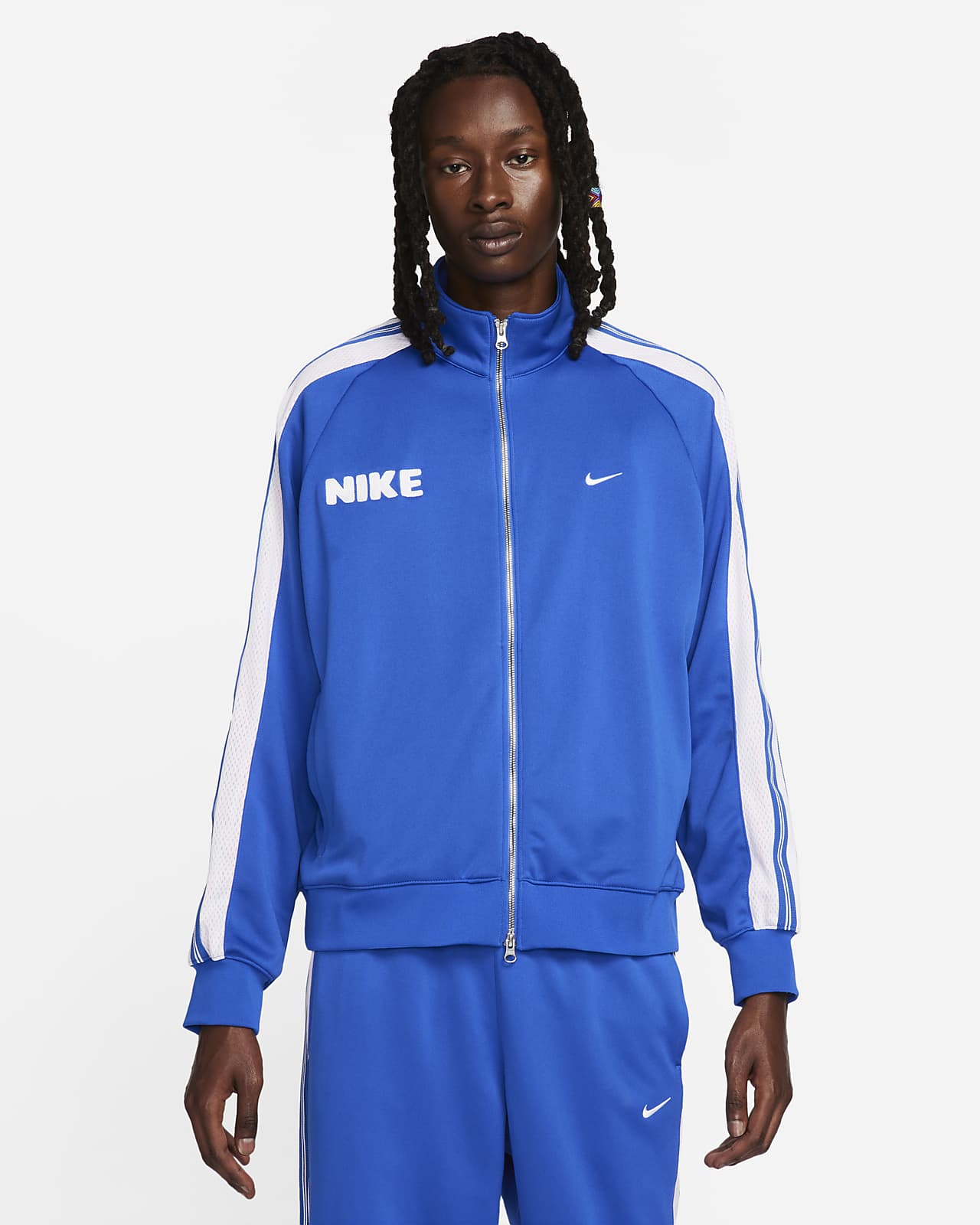 Chamarra de b squetbol ligera de cierre completo para hombre Nike