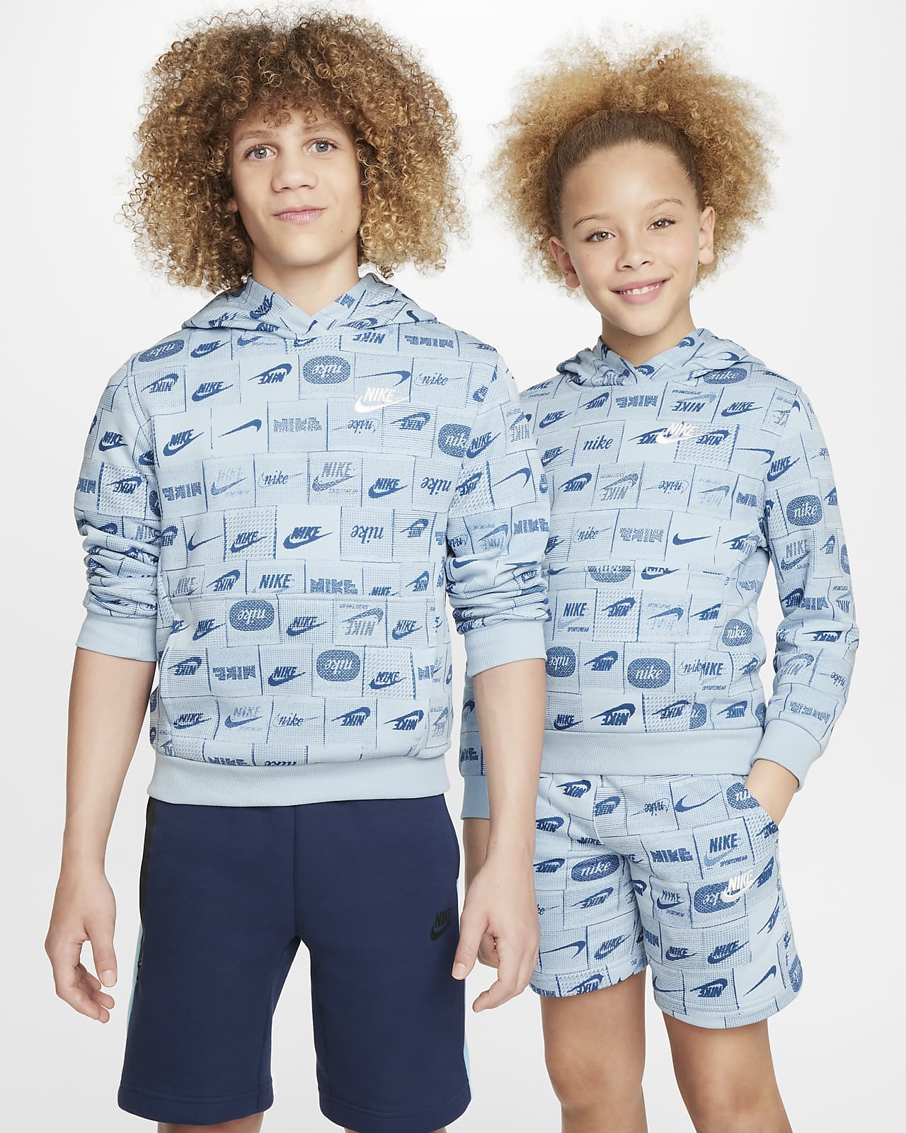Nike Sportswear Club Fleece-hættetrøje til større børn