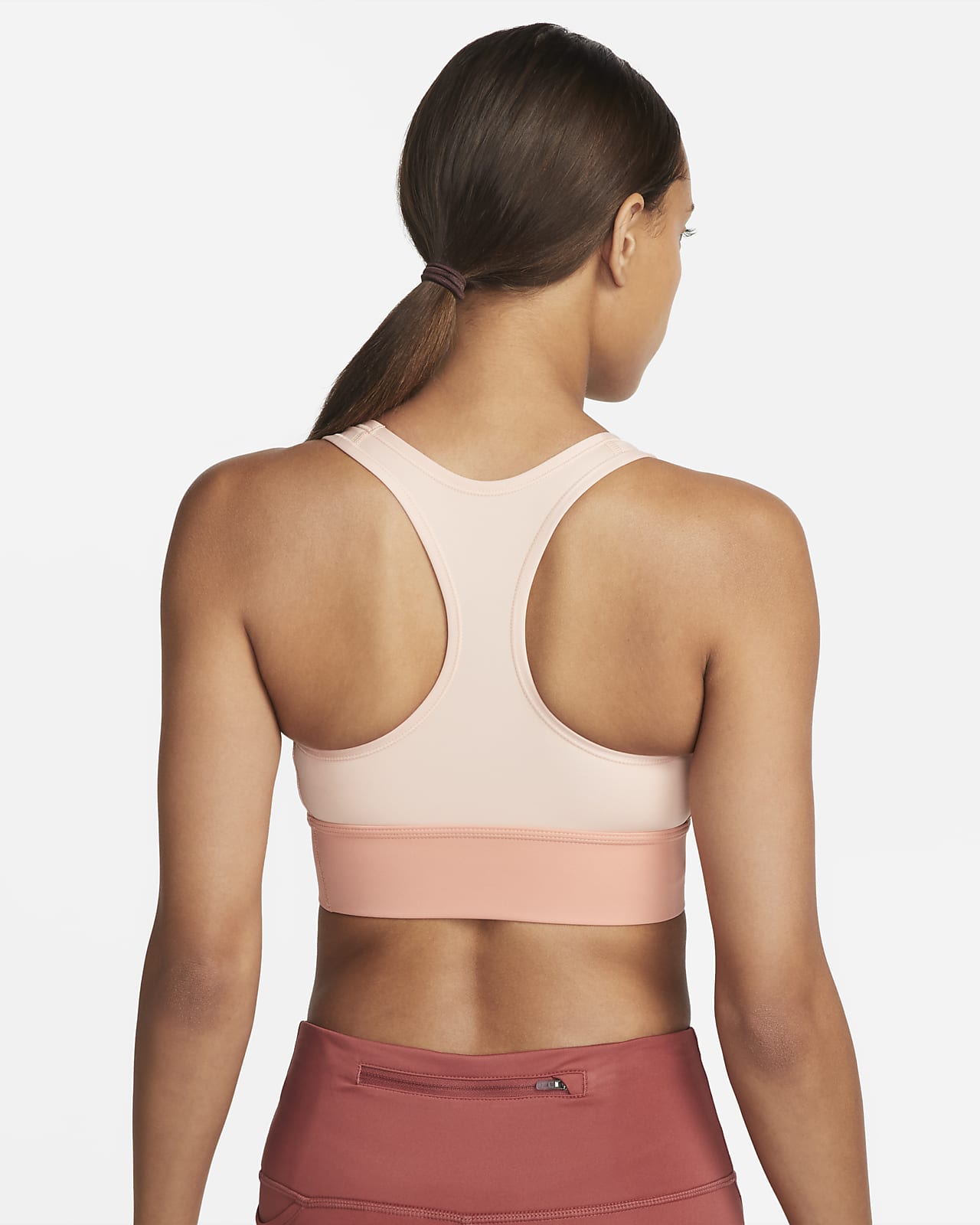 Nike Swoosh Women's MediumSupport 1Piece Padded Longline Sports Bra