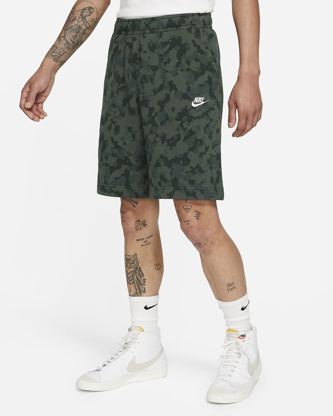 men's french terry shorts nike sportswear