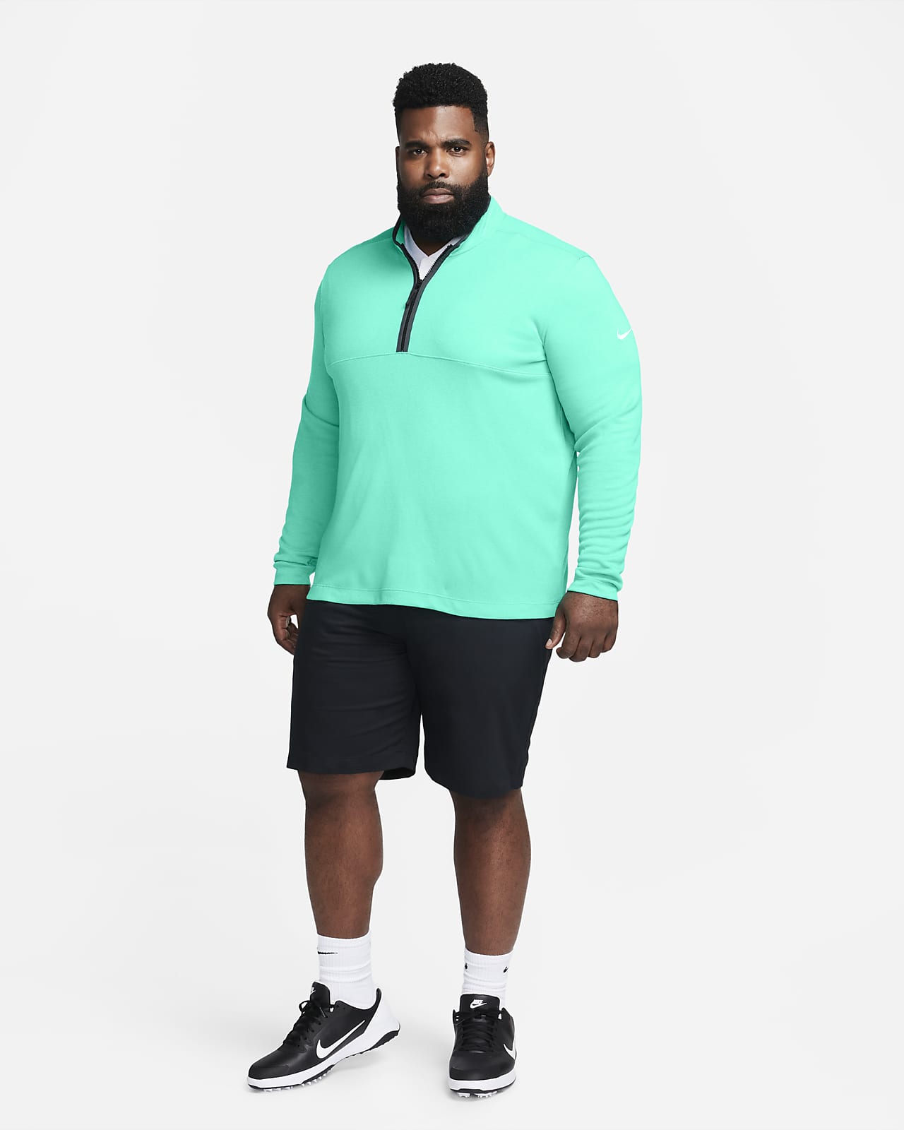 Nike dri fit store half zip pullover