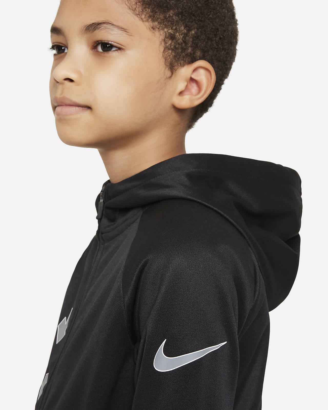 Nike Therma-FIT Older Kids' (Boys) Graphic Full-Zip Training Hoodie ...