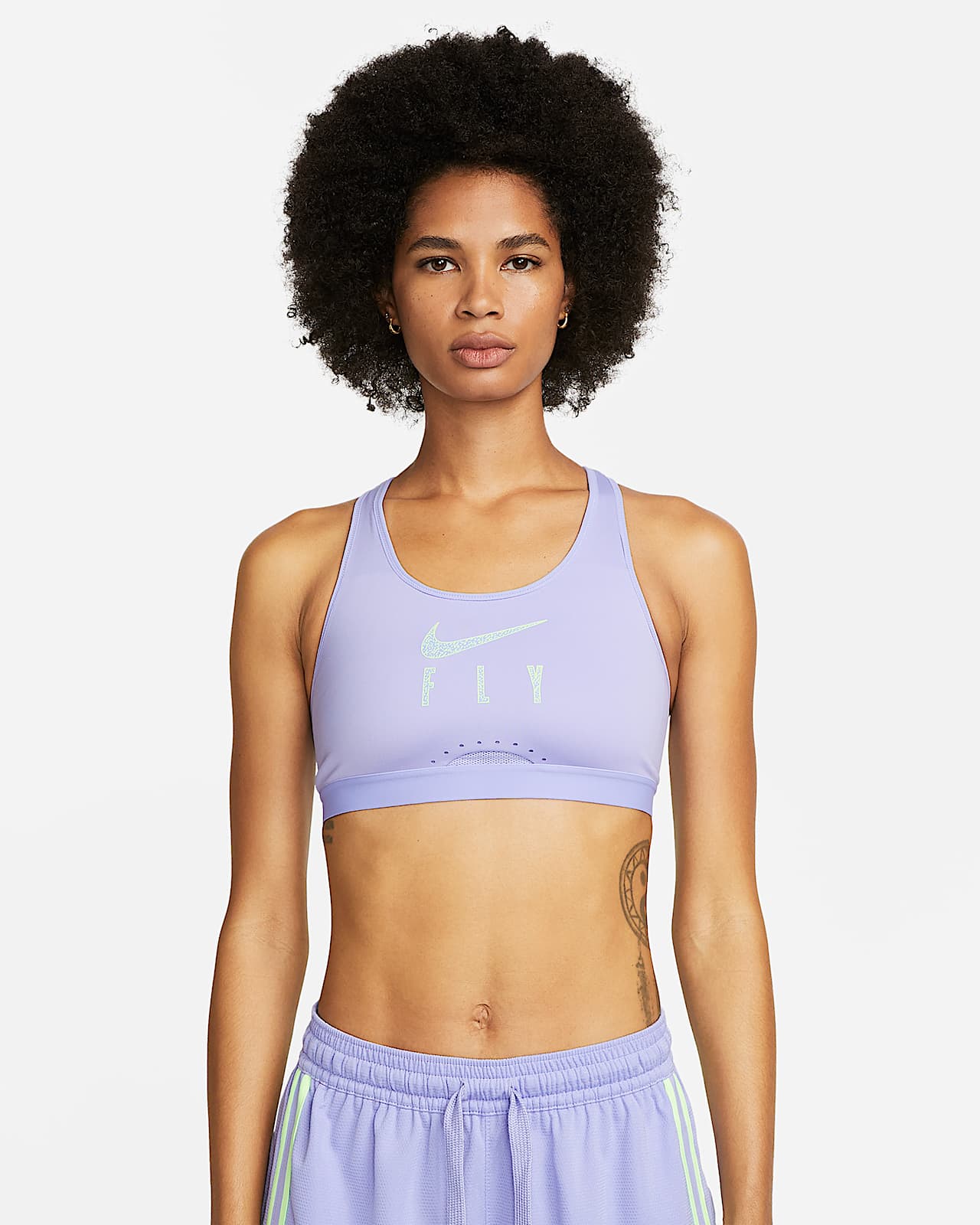 Nike DriFIT Swoosh Fly Women's HighSupport NonPadded Sports Bra. Nike HR
