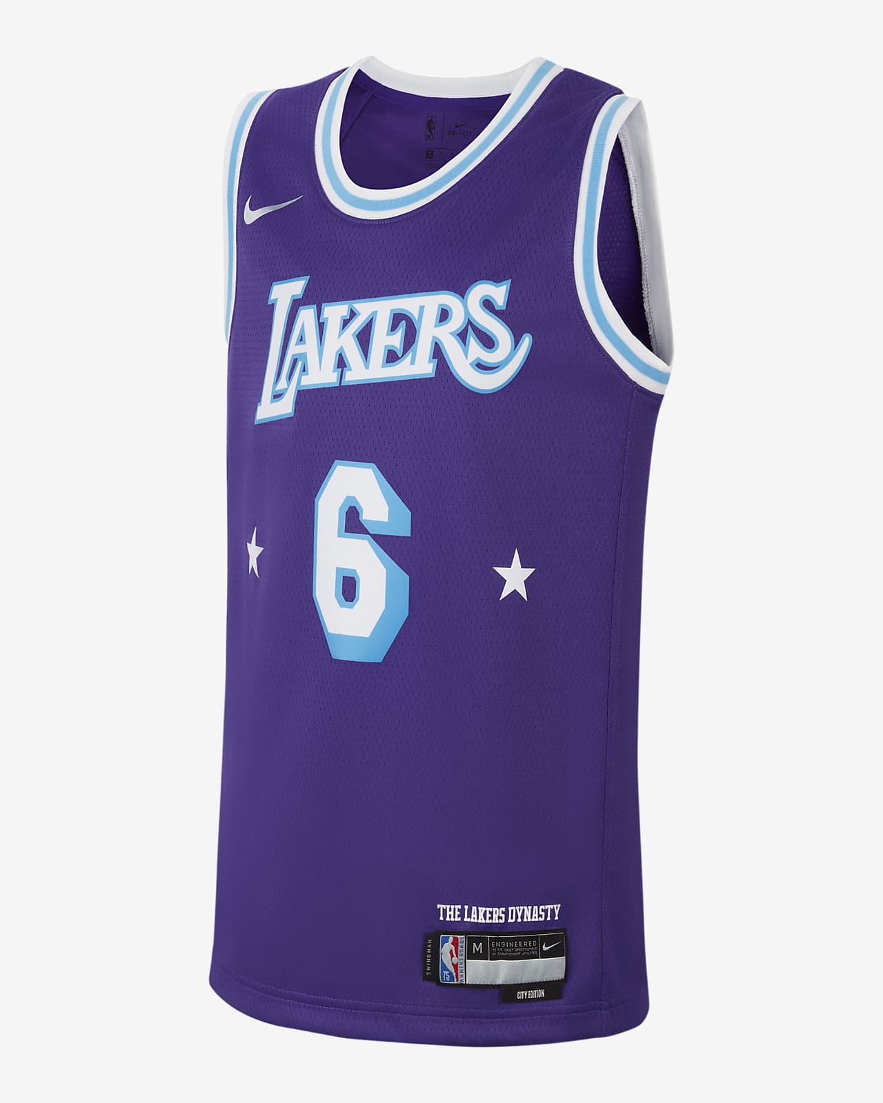 Los Angeles Lakers Nike Swingman NBA-jersey met Dri-FIT voor kids. Nike NL