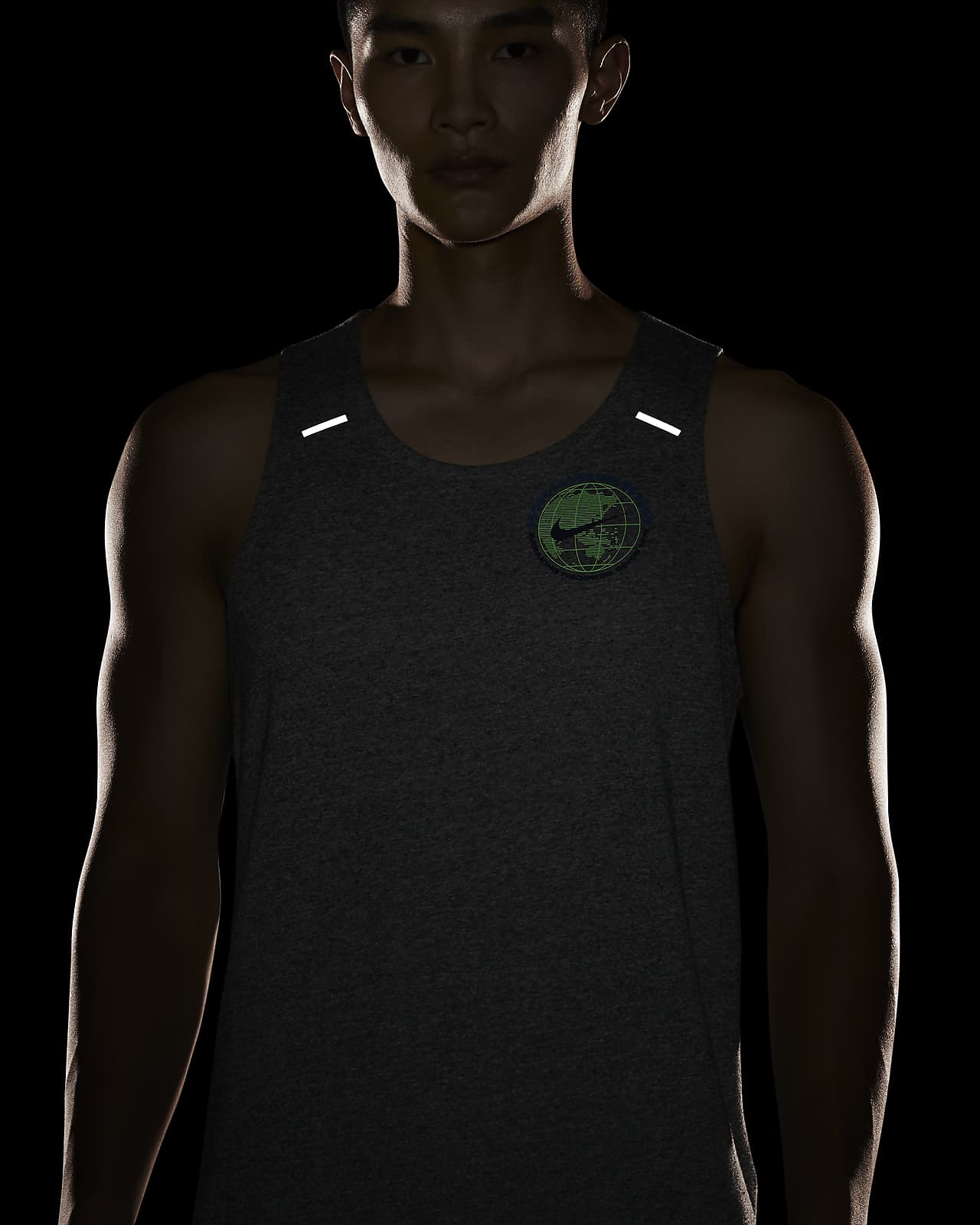 men's nike breathe rise 365 running tank