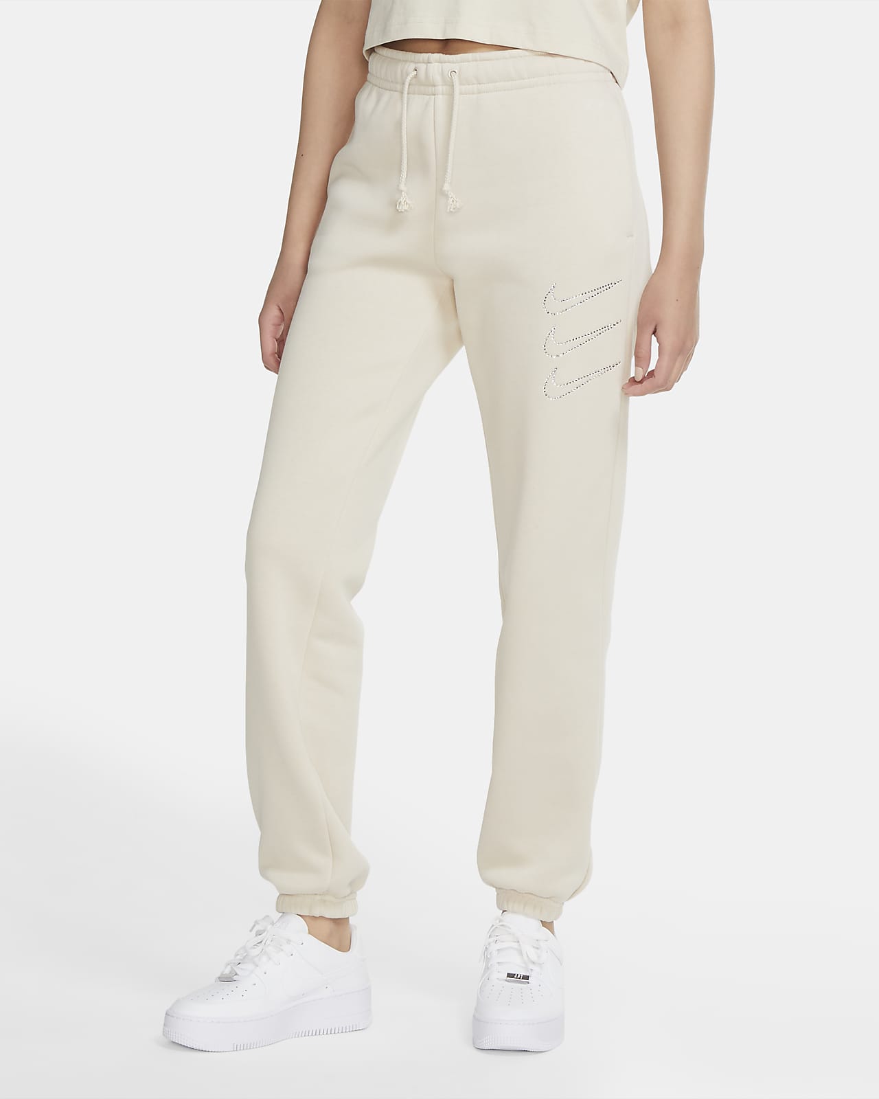 nike women's sportswear drawstring cuff pants