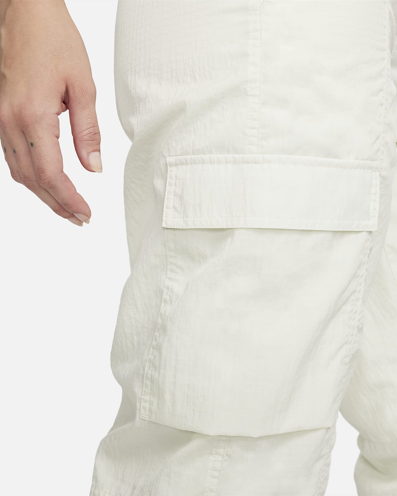 Nike Unlined Utility Cargo Pants Black - IRONSTONE/WHITE