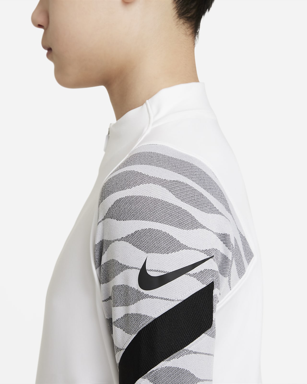 pink nike drill top