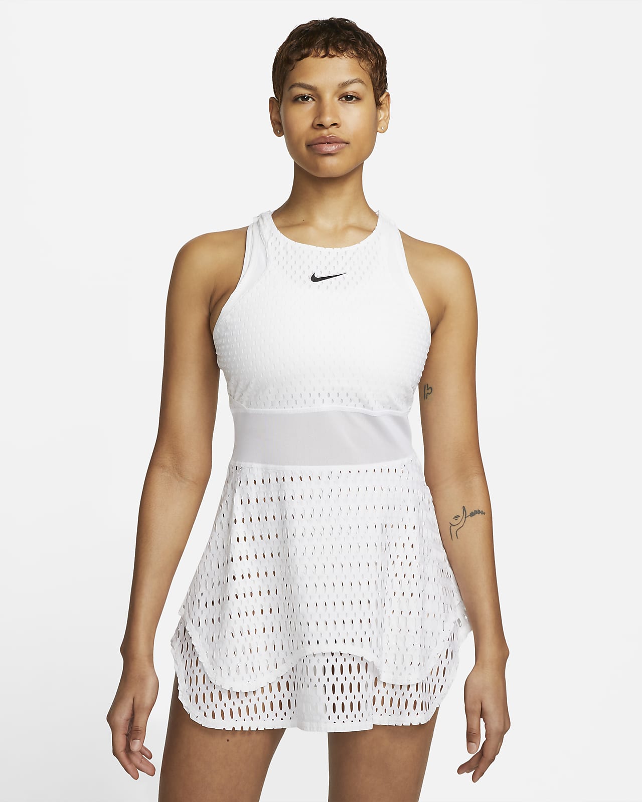 Nike Dri-FIT Slam Women's Tennis Tank - Stadium Green/White
