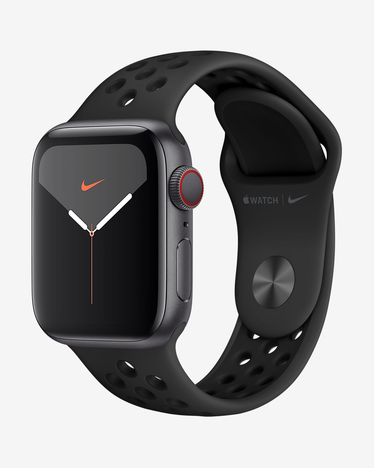 Apple Watch Nike Series 5 (GPS + Cellular) with Nike Sport Band ...